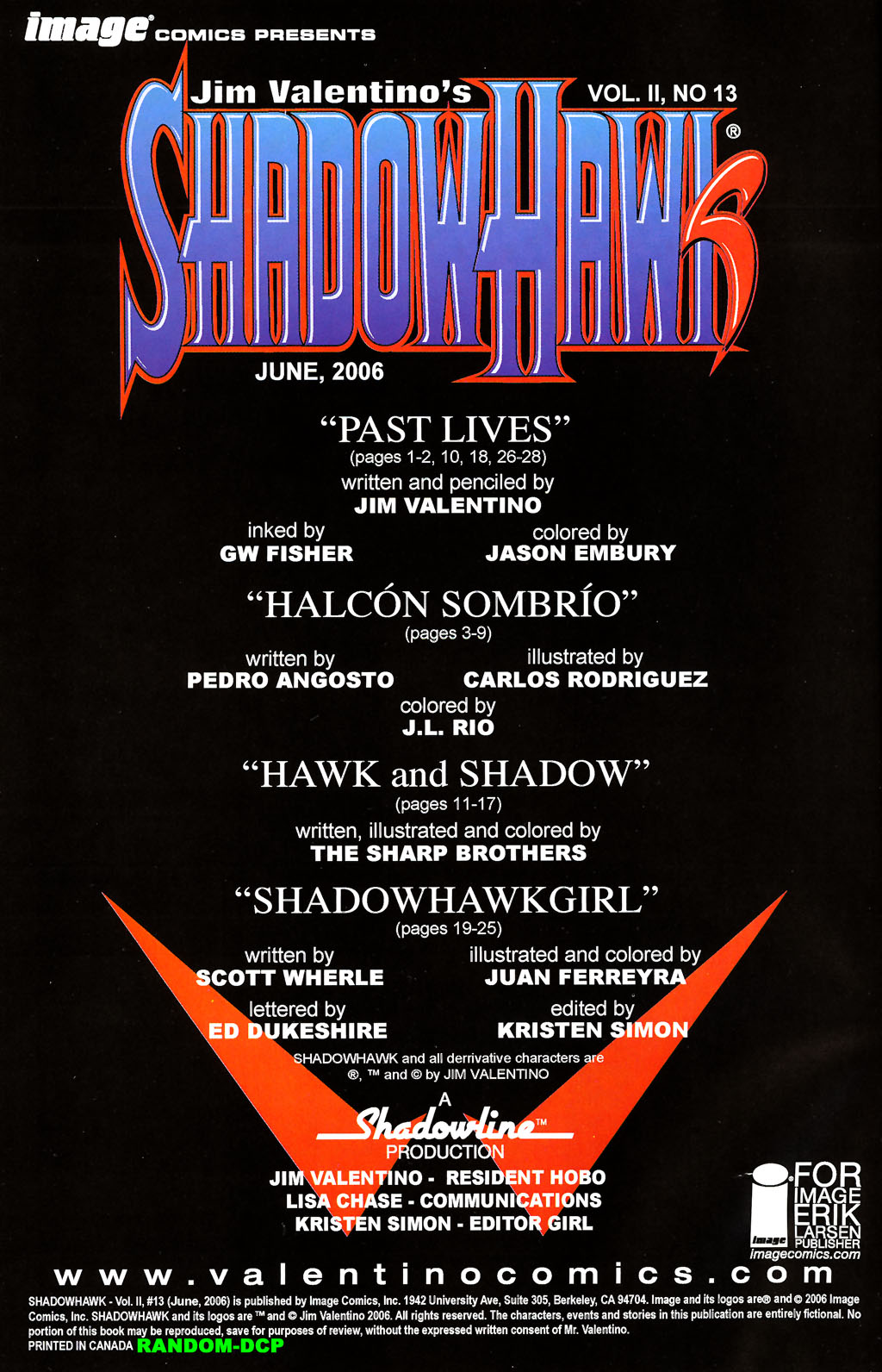 Read online ShadowHawk (2005) comic -  Issue #13 - 2