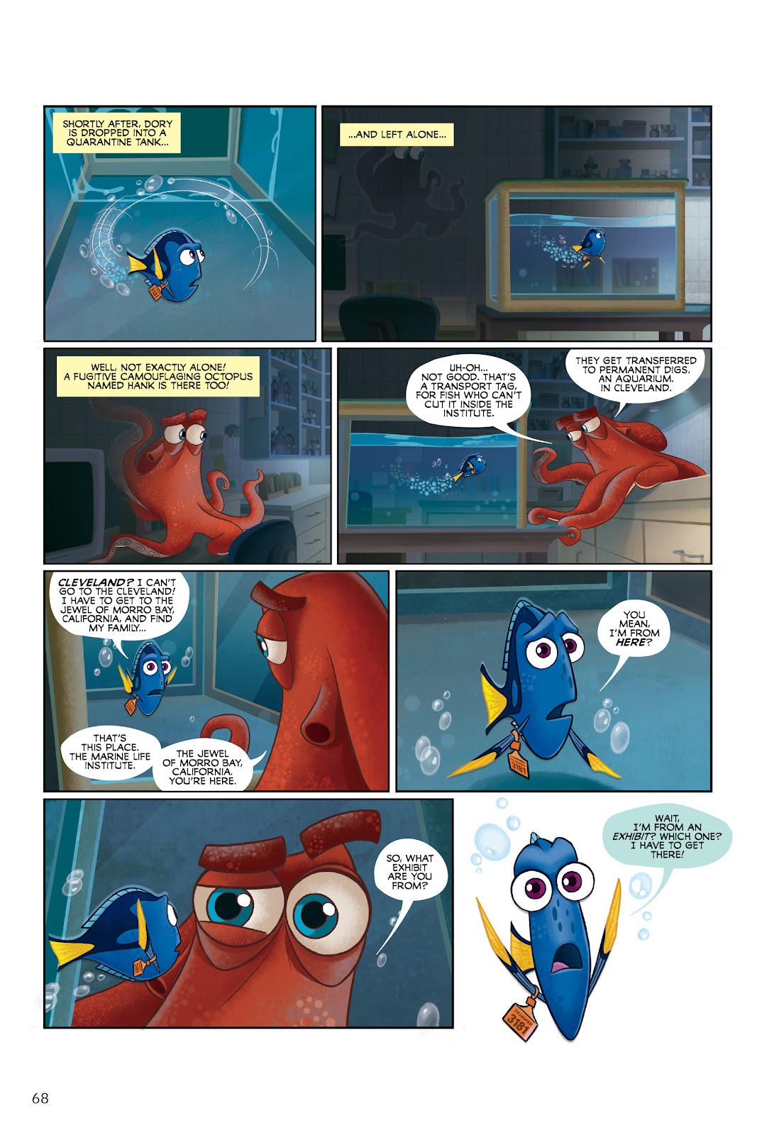 Disney/PIXAR Finding Nemo and Finding Dory: The Story of the Movies in Comics issue TPB - Page 68