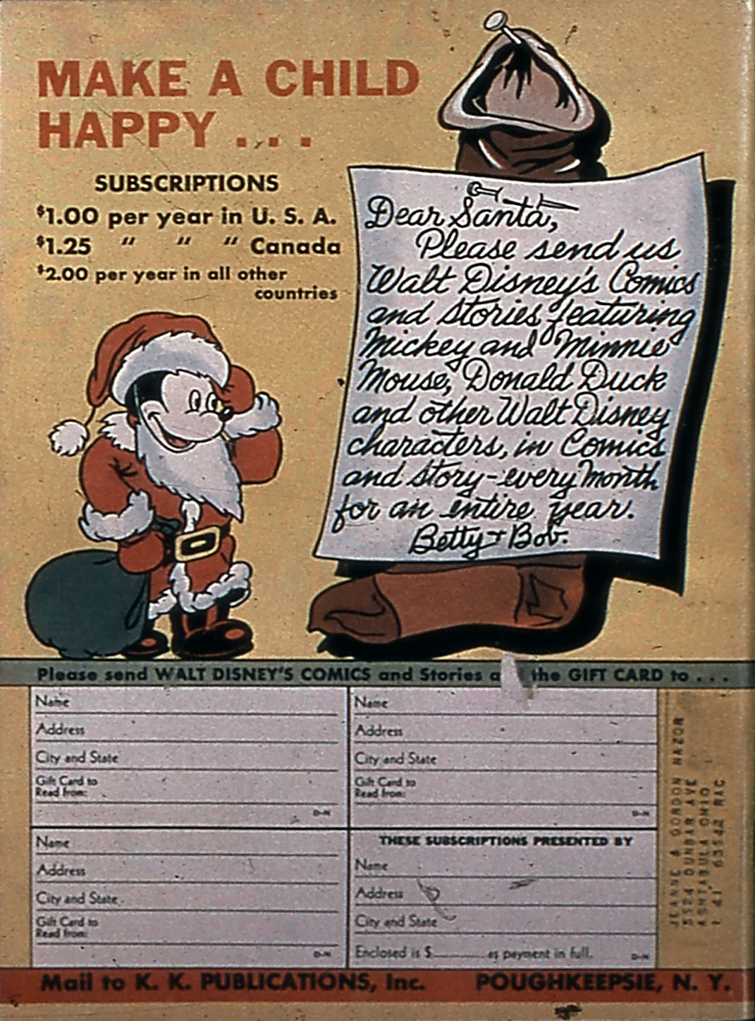 Read online Walt Disney's Comics and Stories comic -  Issue #2 - 69