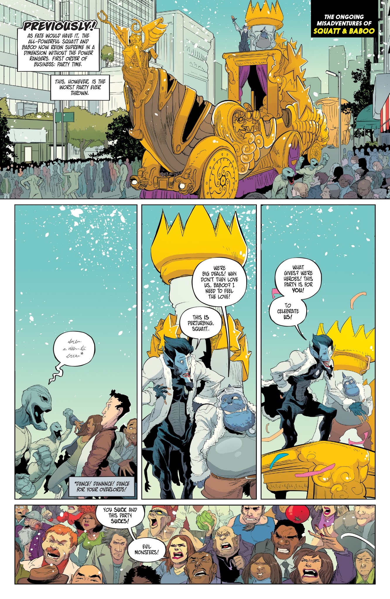 Read online Mighty Morphin Power Rangers comic -  Issue #23 - 23