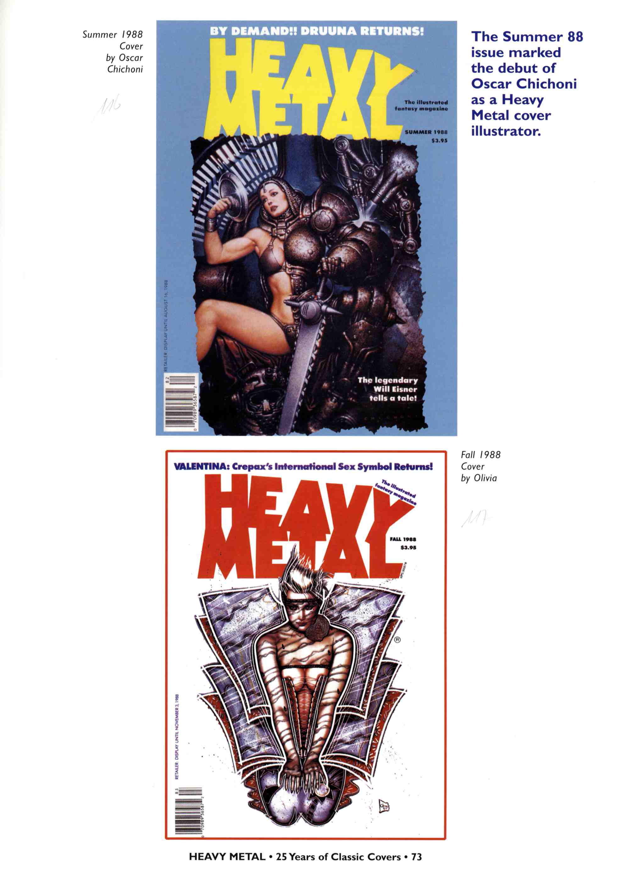 Read online Heavy Metal: 25 Years of Classic Covers comic -  Issue # TPB - 79