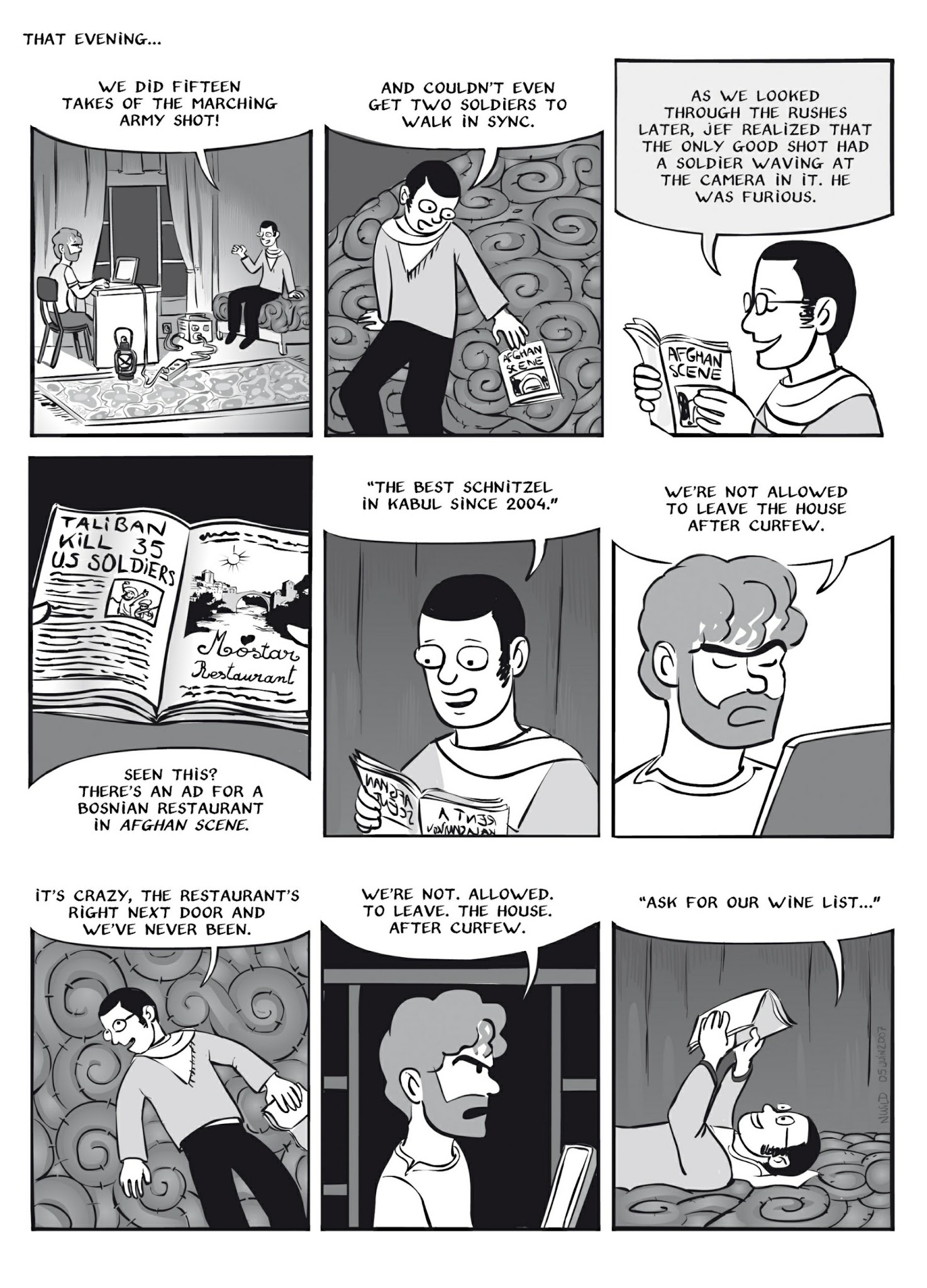 Read online Kabul Disco: How I Managed Not to be Abducted in Afghanistan comic -  Issue # TPB - 124