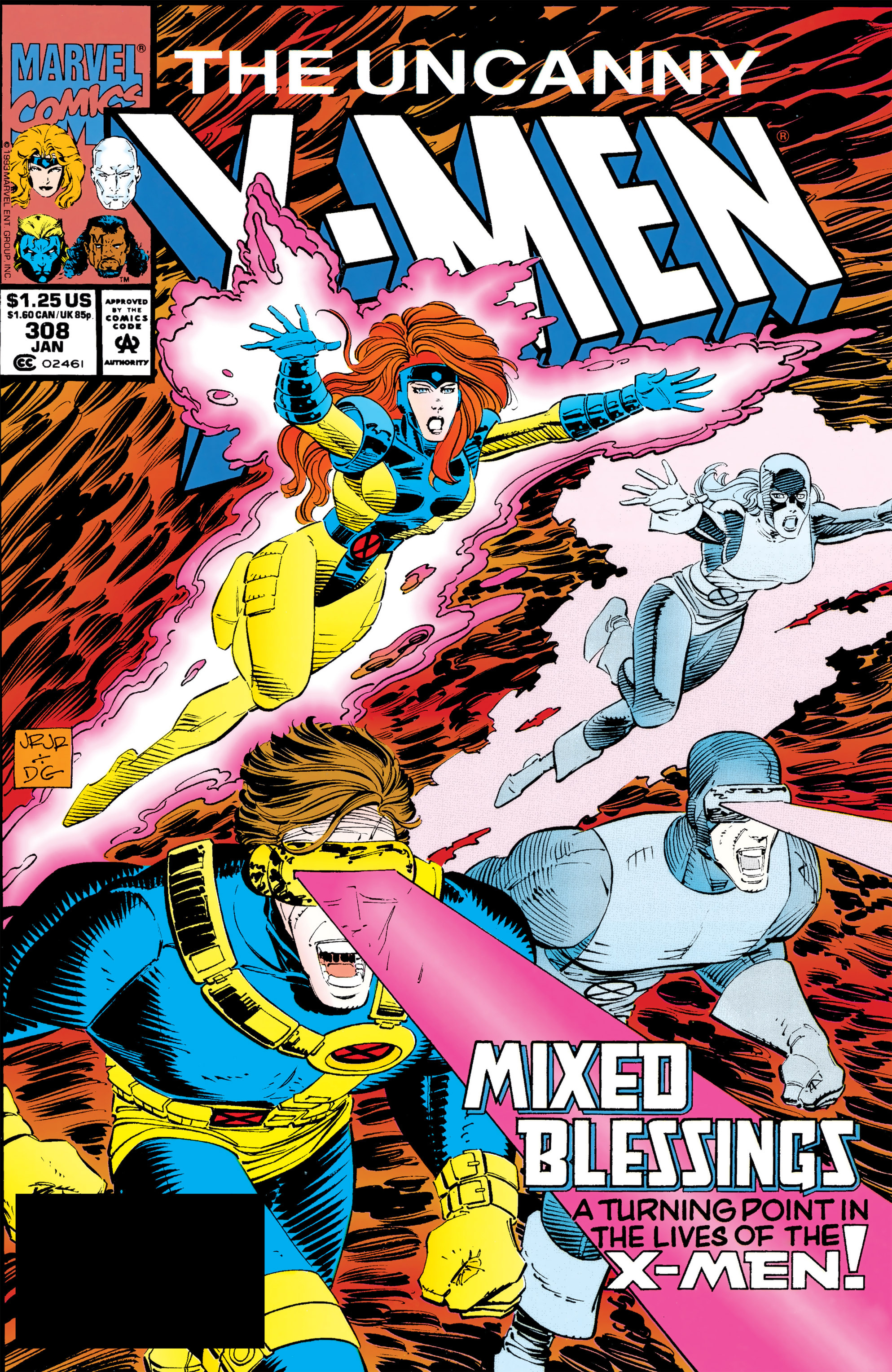 Read online Uncanny X-Men (1963) comic -  Issue #308 - 1