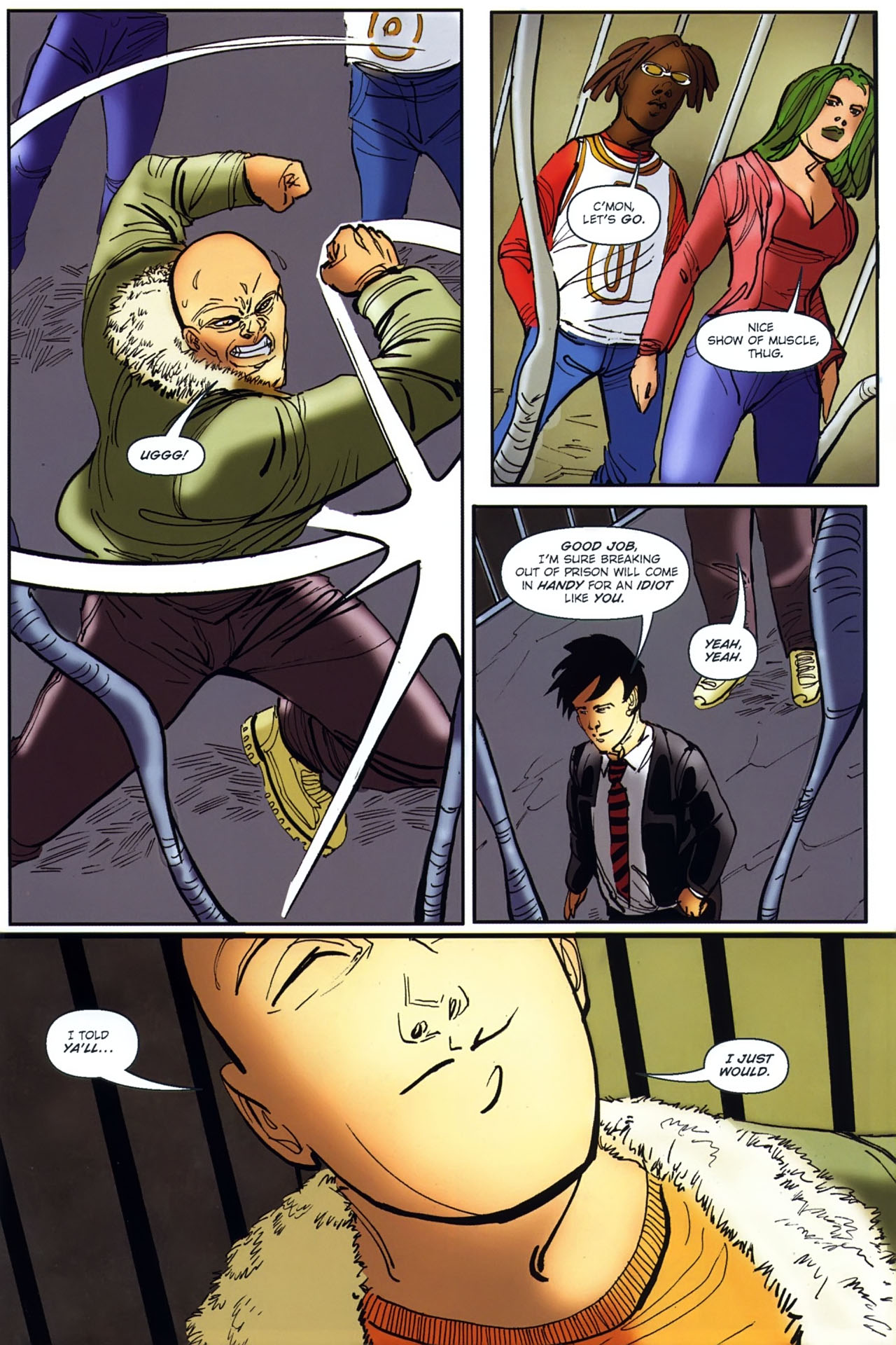 Read online Necessary Evil comic -  Issue #8 - 16