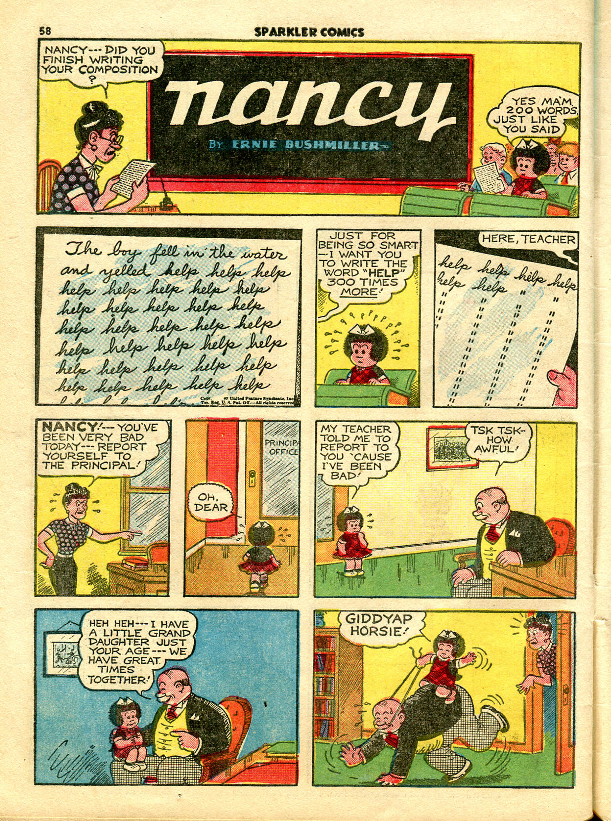Read online Sparkler Comics comic -  Issue #5 - 59