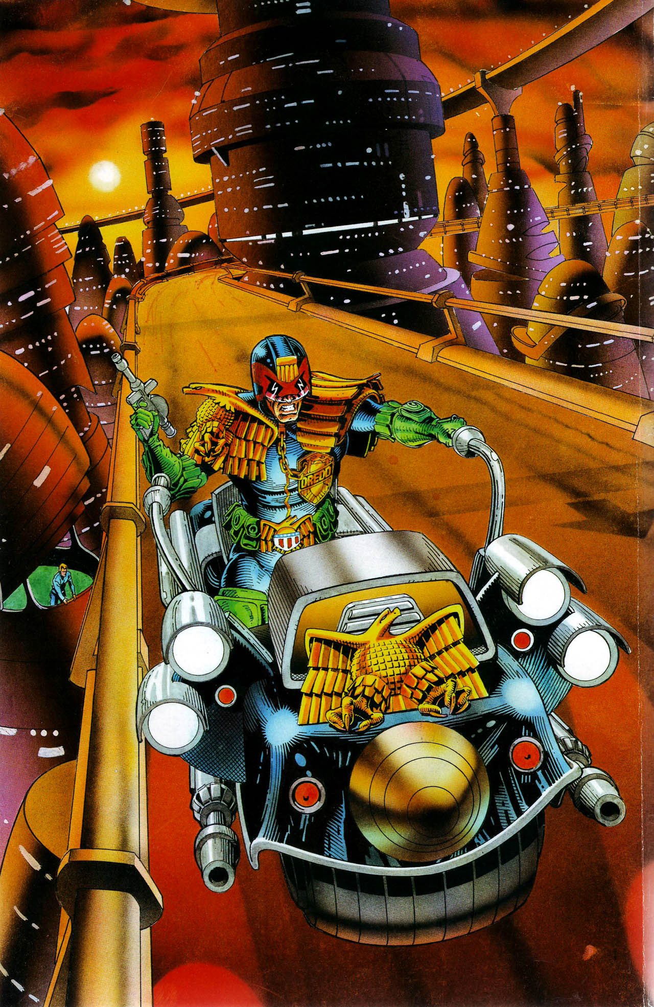 Read online Judge Dredd Megazine (vol. 4) comic -  Issue #8 - 100