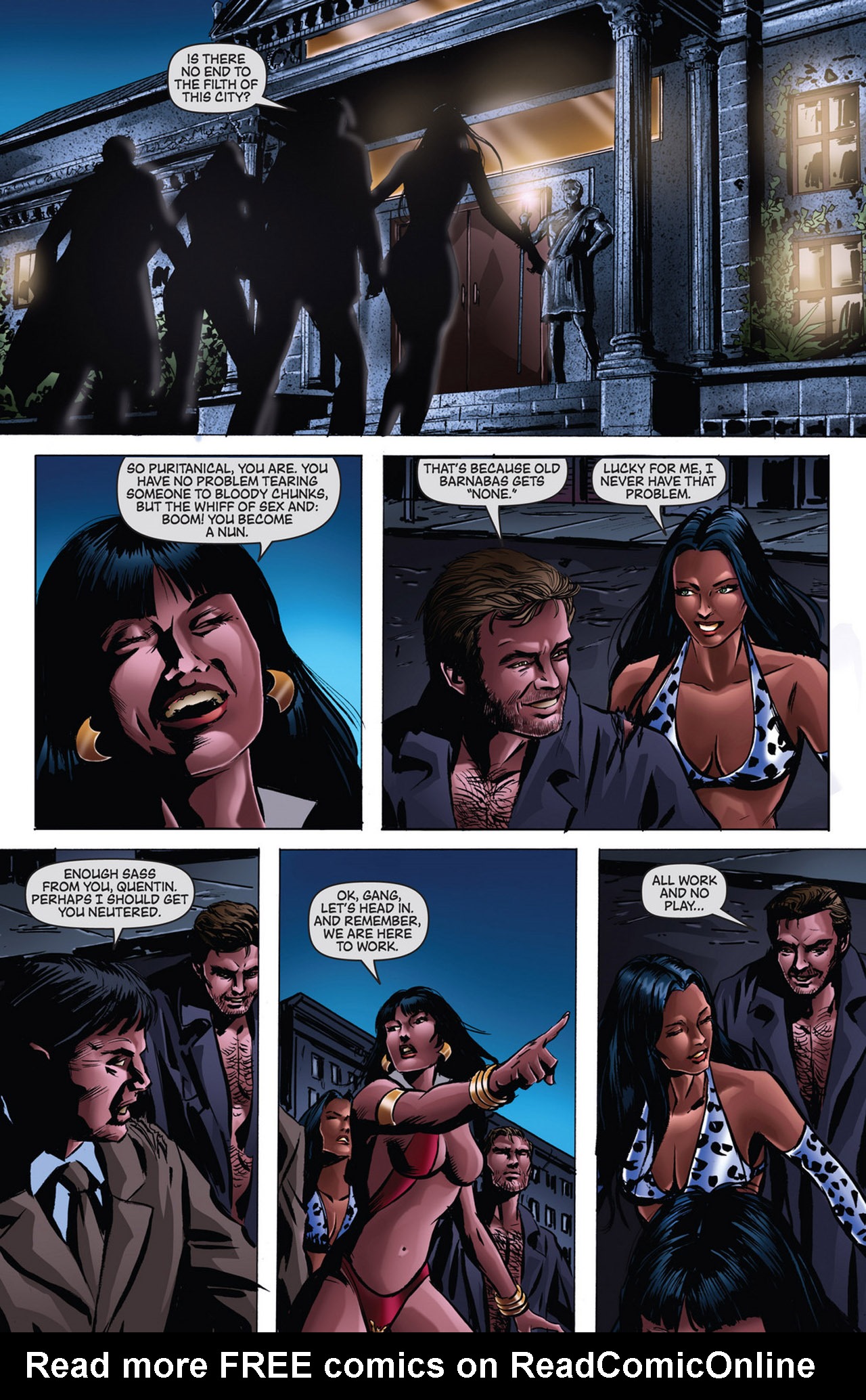 Read online Dark Shadows/Vampirella comic -  Issue #3 - 14