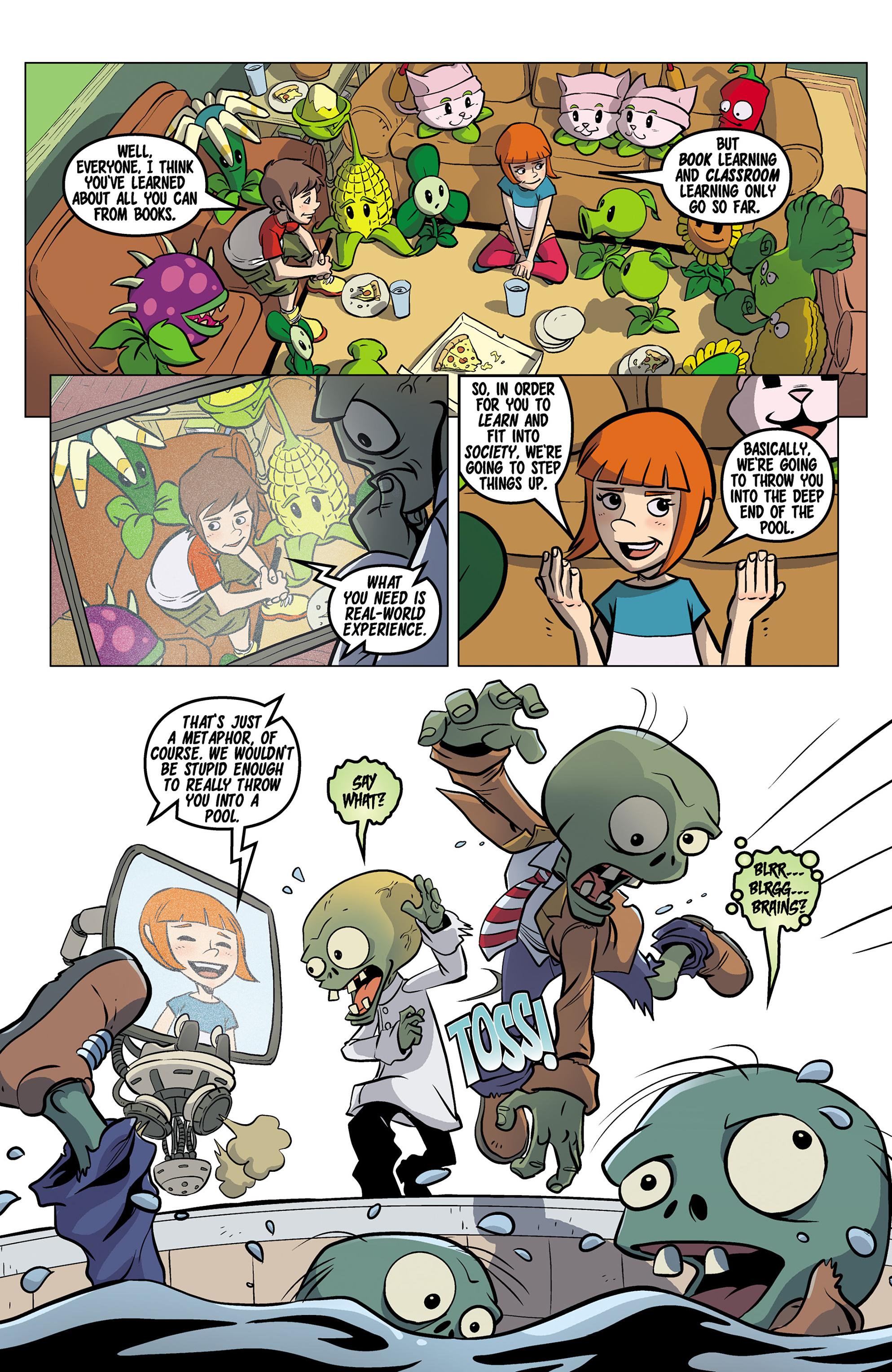 Read online Plants vs. Zombies: Grown Sweet Home comic -  Issue #5 - 10
