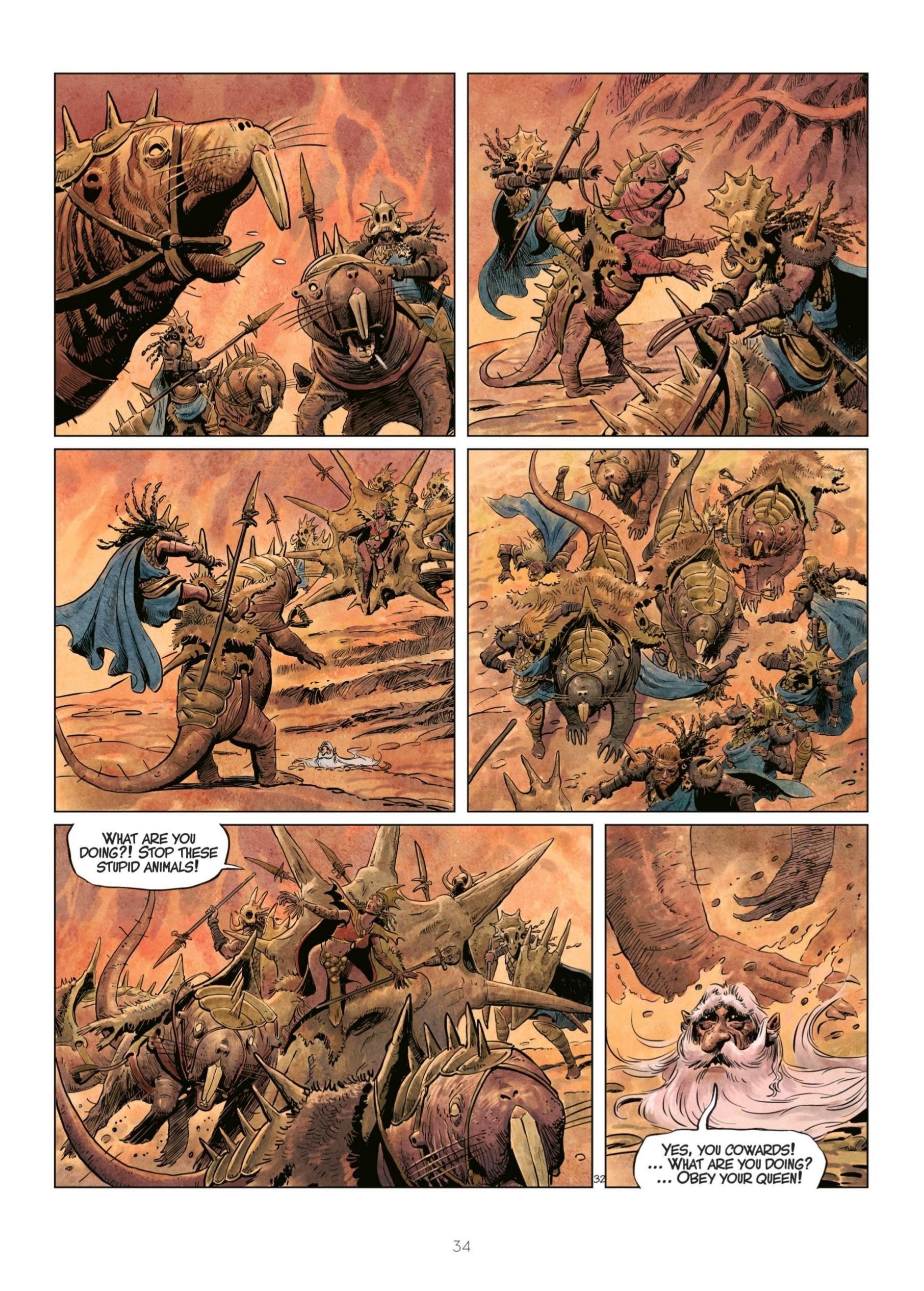 Read online The World of Thorgal: Wolfcub comic -  Issue #7 - 36