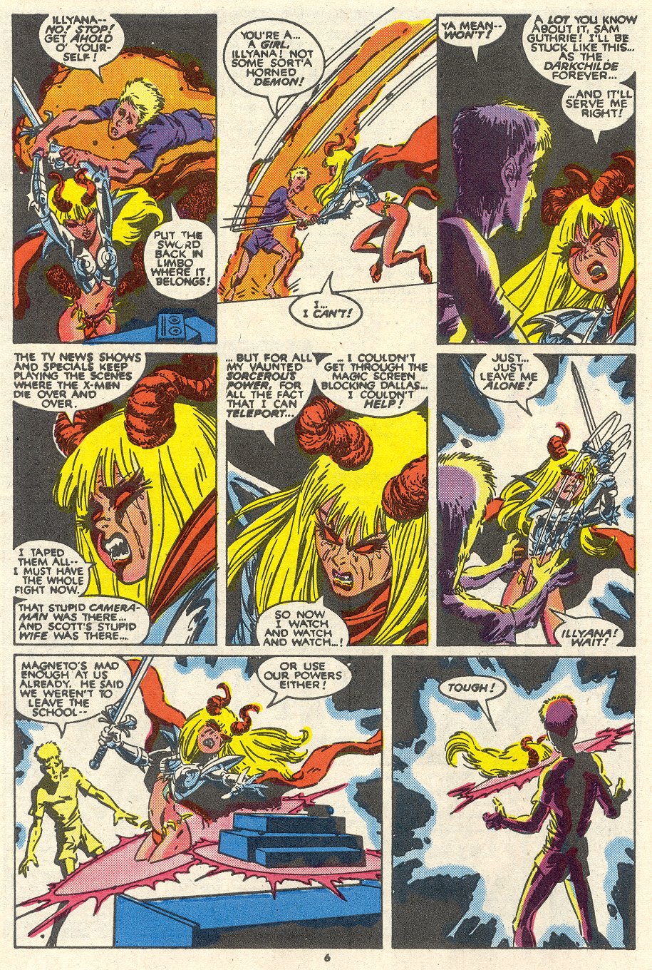 Read online The New Mutants comic -  Issue #64 - 6