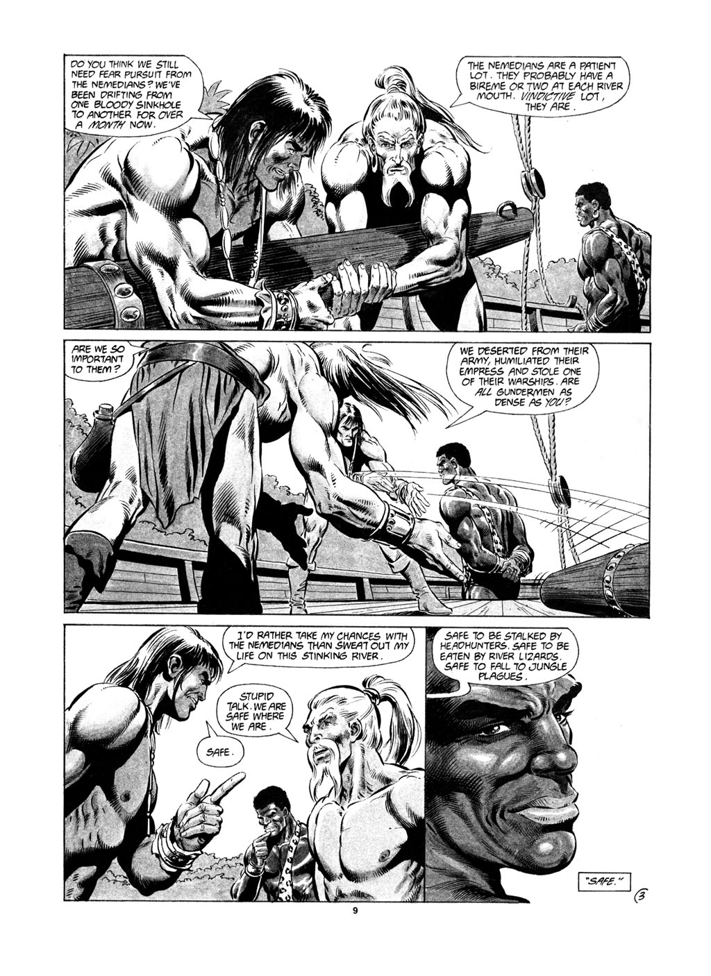 Read online The Savage Sword Of Conan comic -  Issue #149 - 9