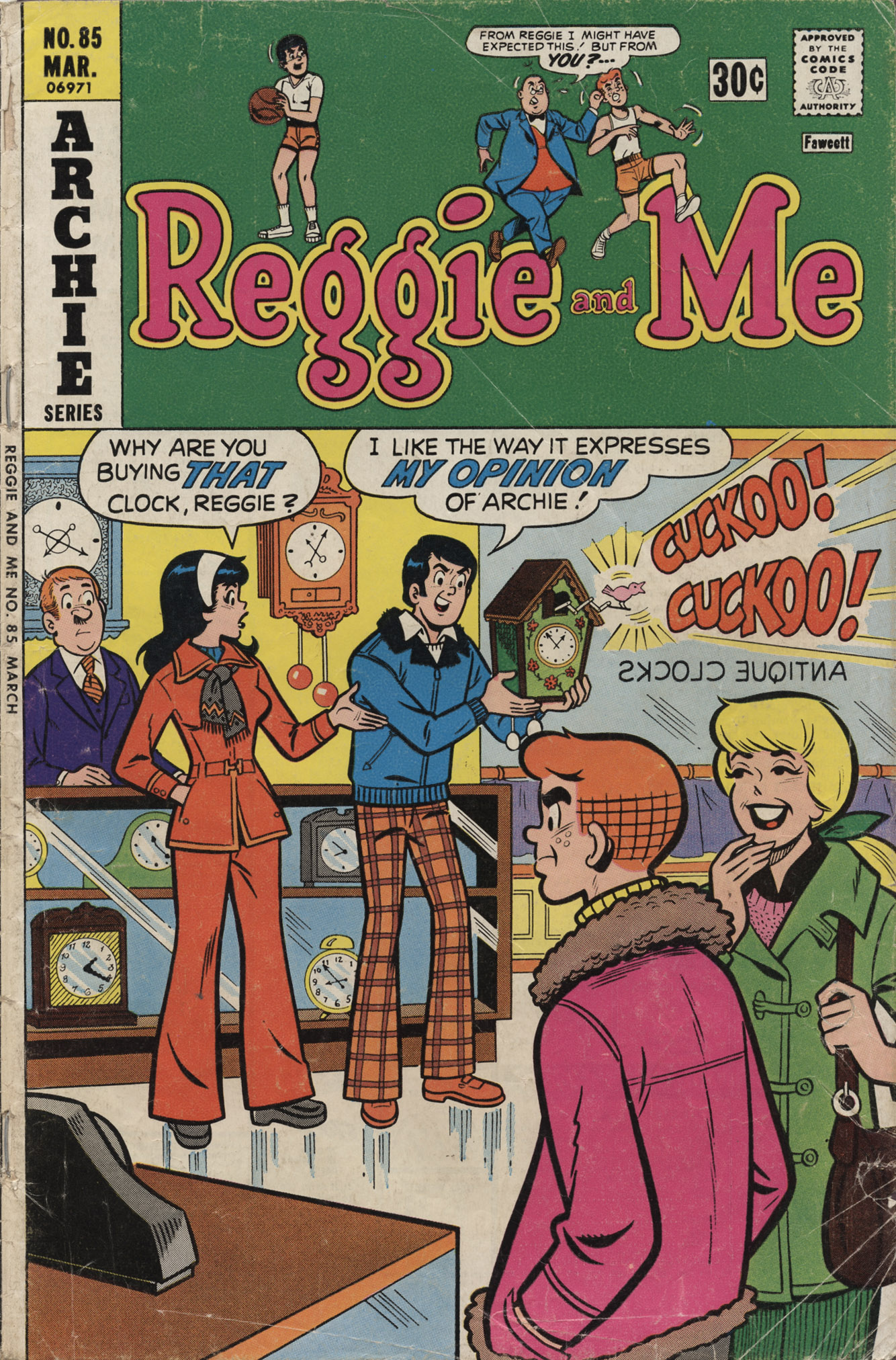 Read online Reggie and Me (1966) comic -  Issue #85 - 1