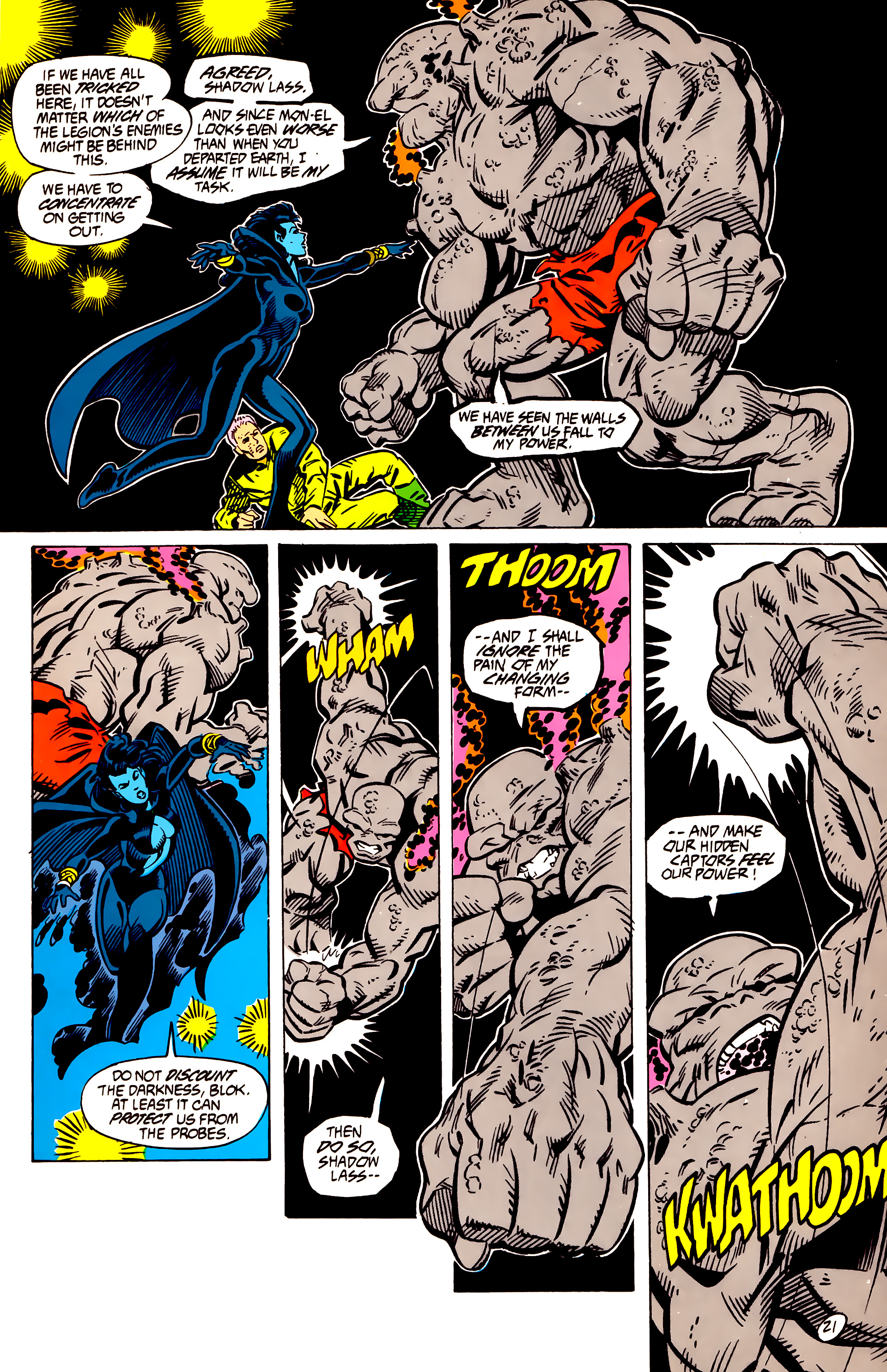 Read online Legion of Super-Heroes (1984) comic -  Issue #56 - 22