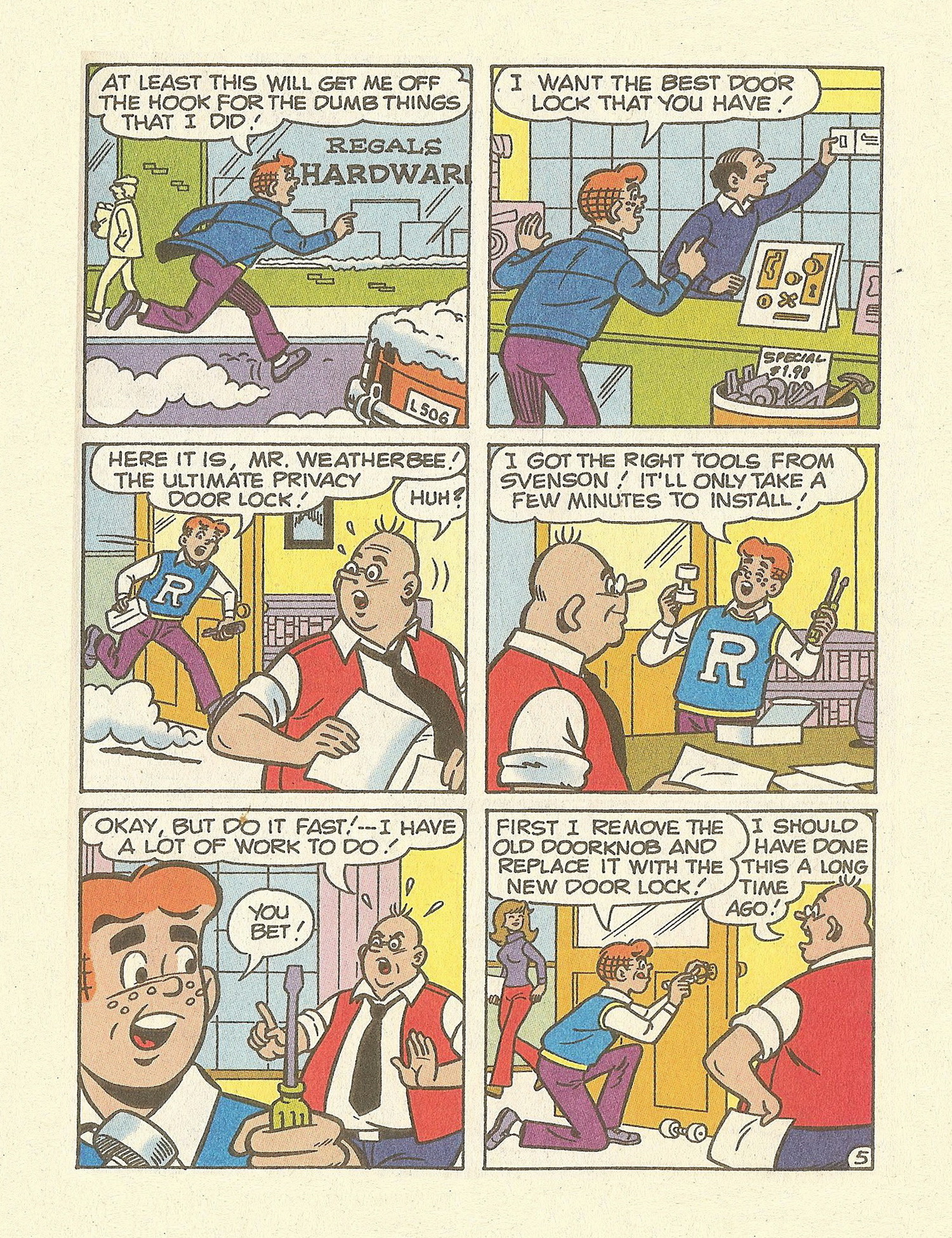 Read online Archie's Pals 'n' Gals Double Digest Magazine comic -  Issue #63 - 169
