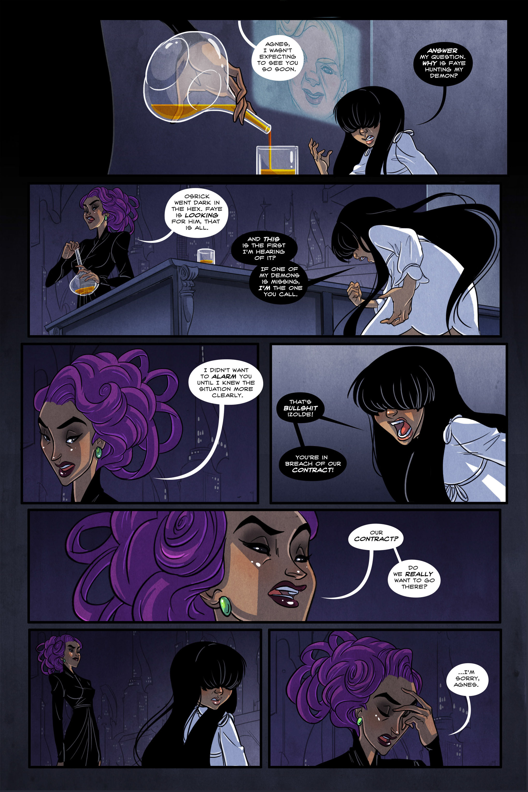 Read online Hex11 comic -  Issue #4 - 5