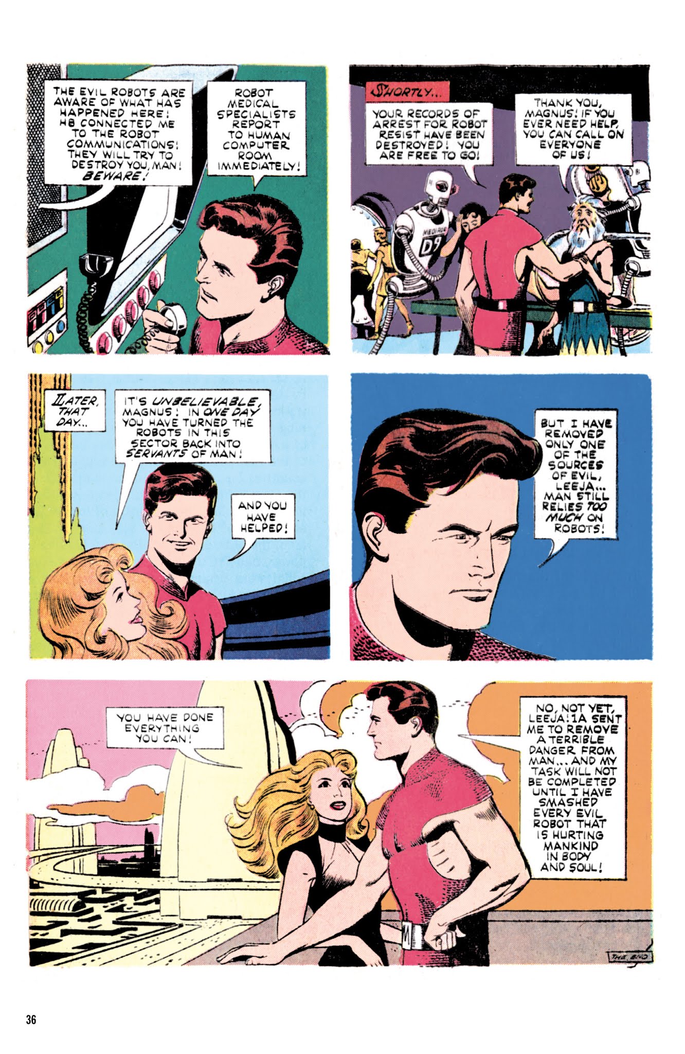 Read online Magnus, Robot Fighter Archives comic -  Issue # TPB 1 (Part 1) - 38