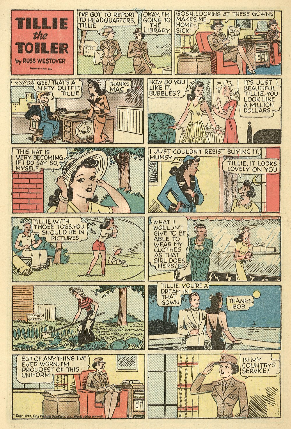Read online Four Color Comics comic -  Issue #55 - 7