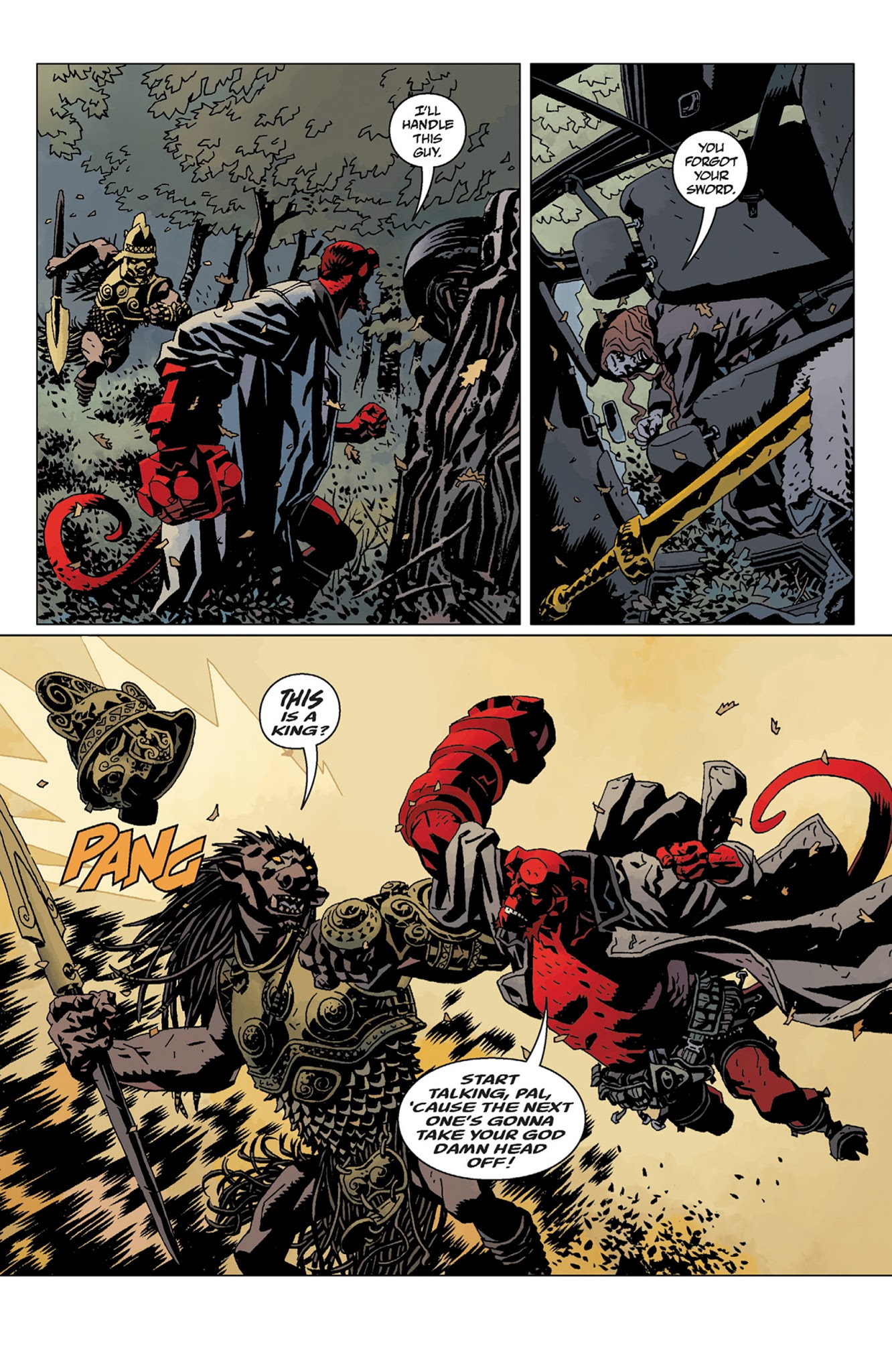 Read online Hellboy: The Storm And The Fury comic -  Issue # TPB - 27