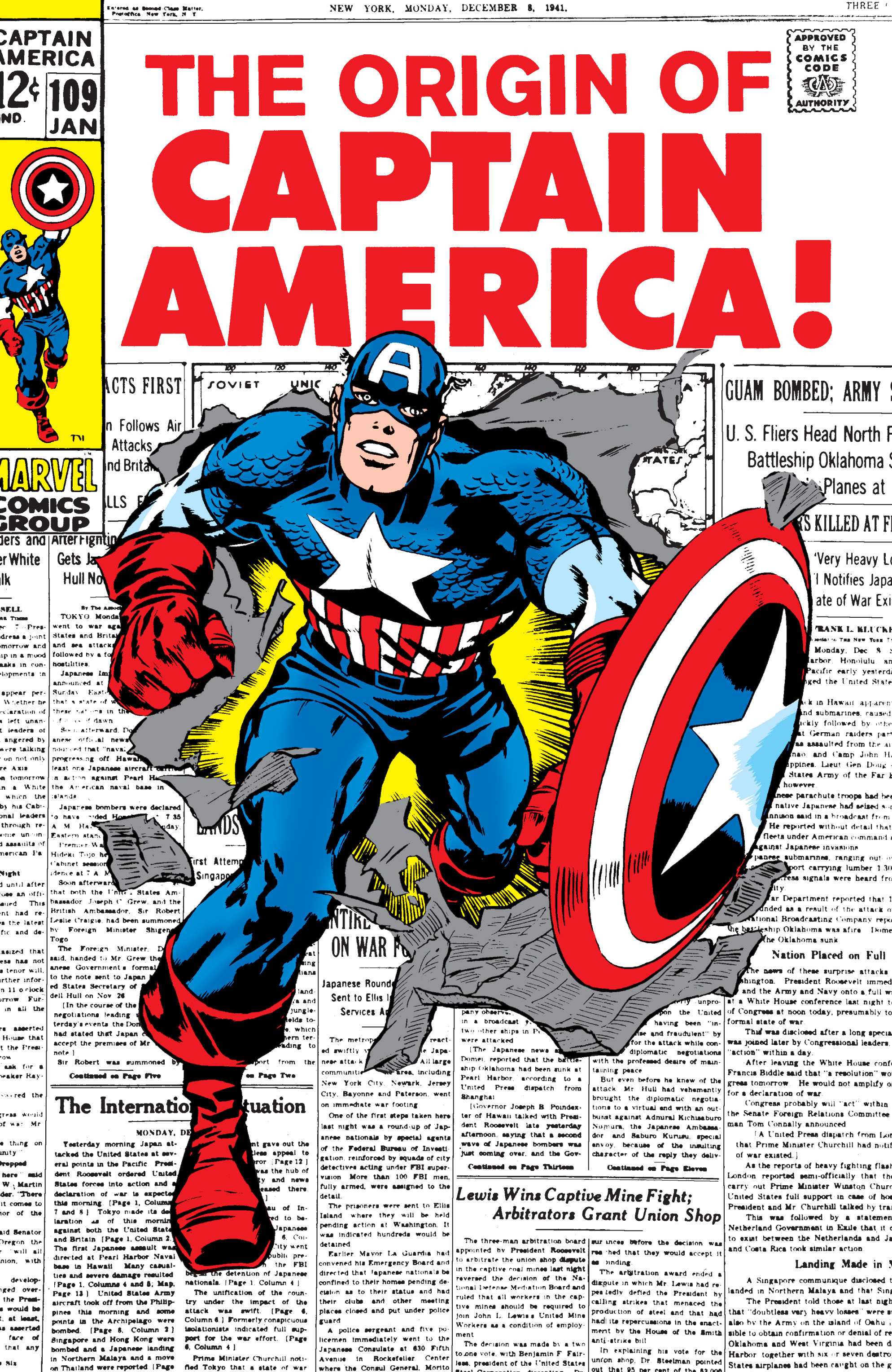 Read online Marvel Masterworks: Captain America comic -  Issue # TPB 3 (Part 2) - 73