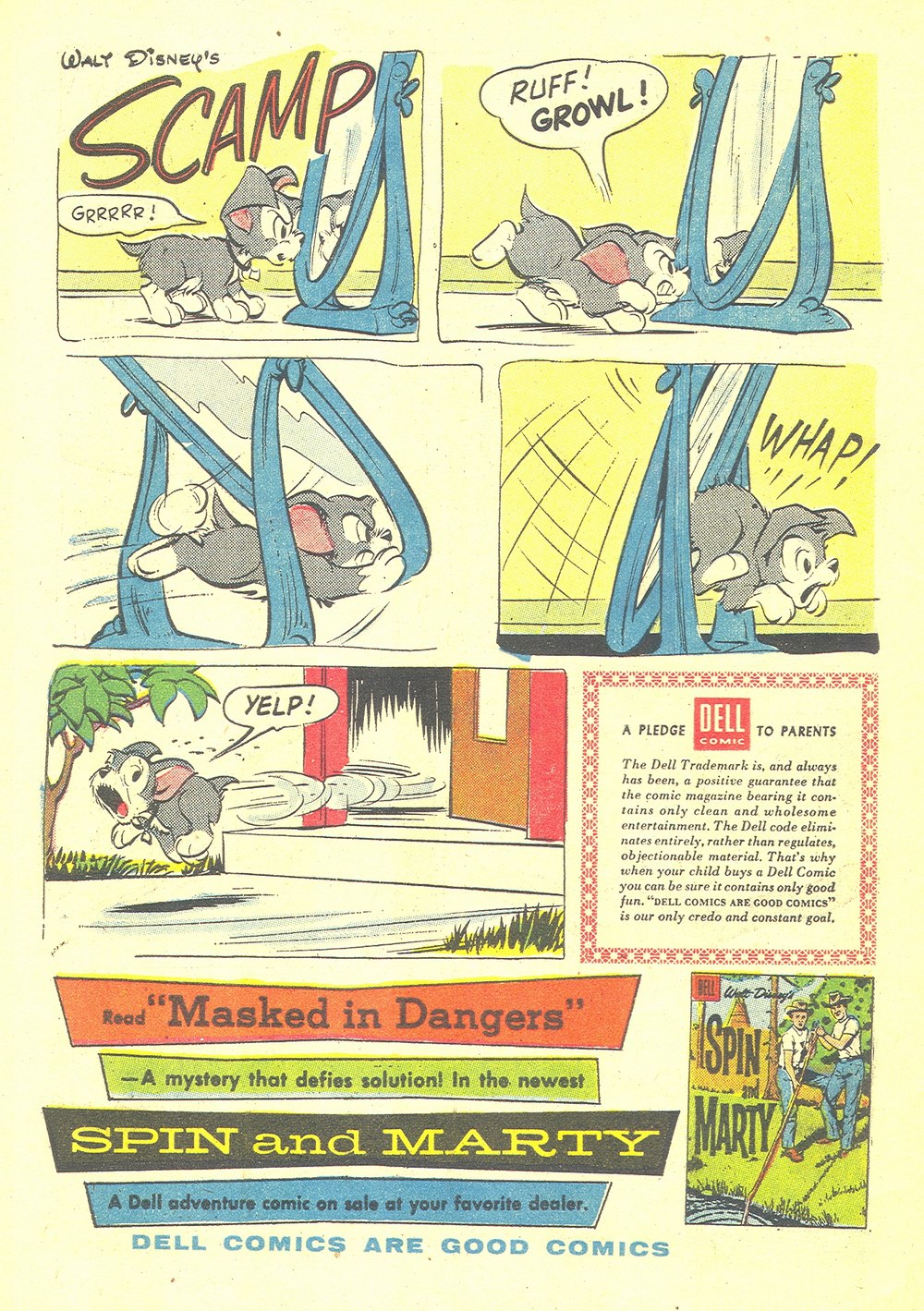 Read online Scamp (1958) comic -  Issue #7 - 34