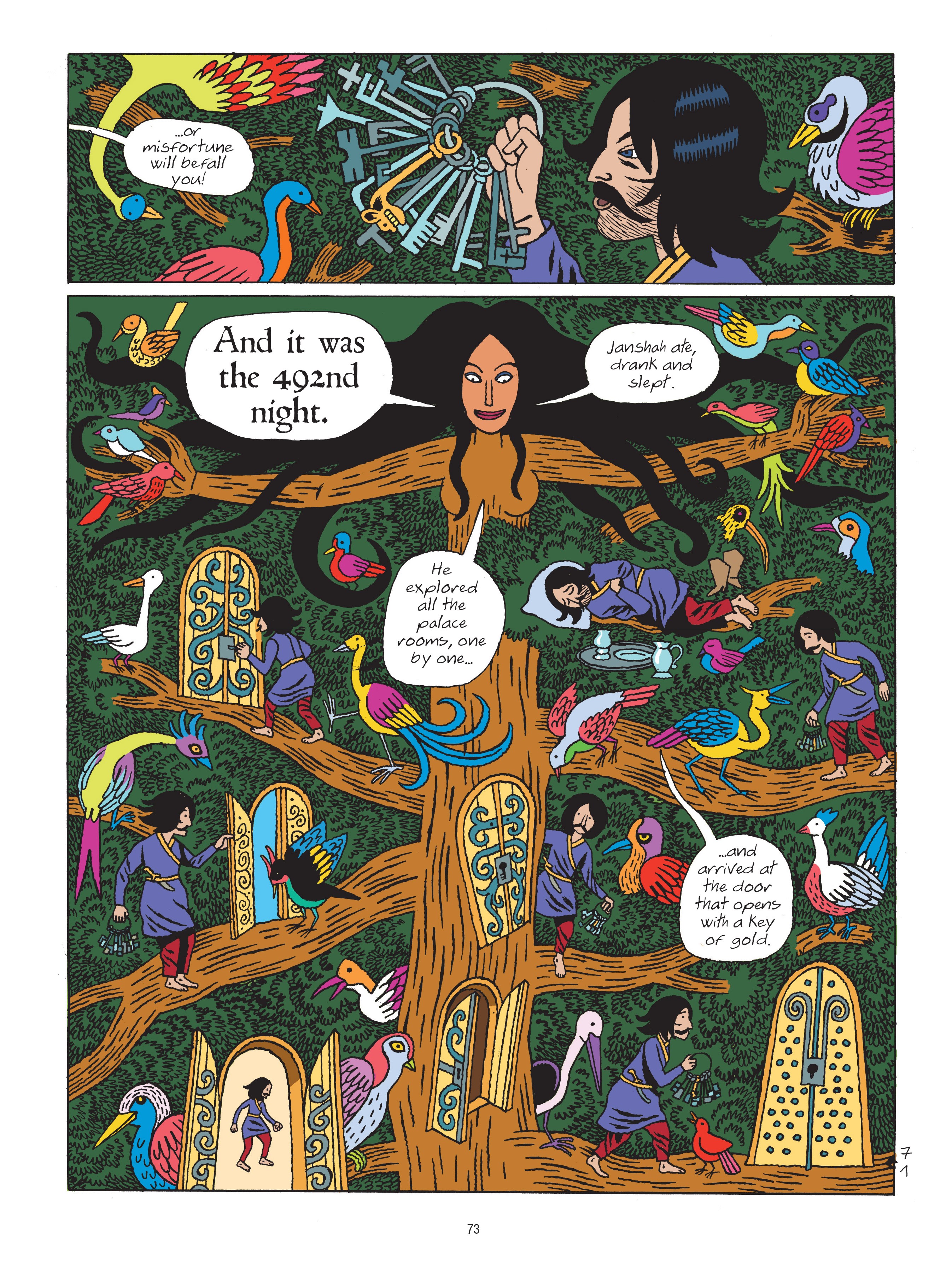 Read online A Tale of a Thousand and One Nights: HASIB & the Queen of Serpents comic -  Issue # TPB - 73