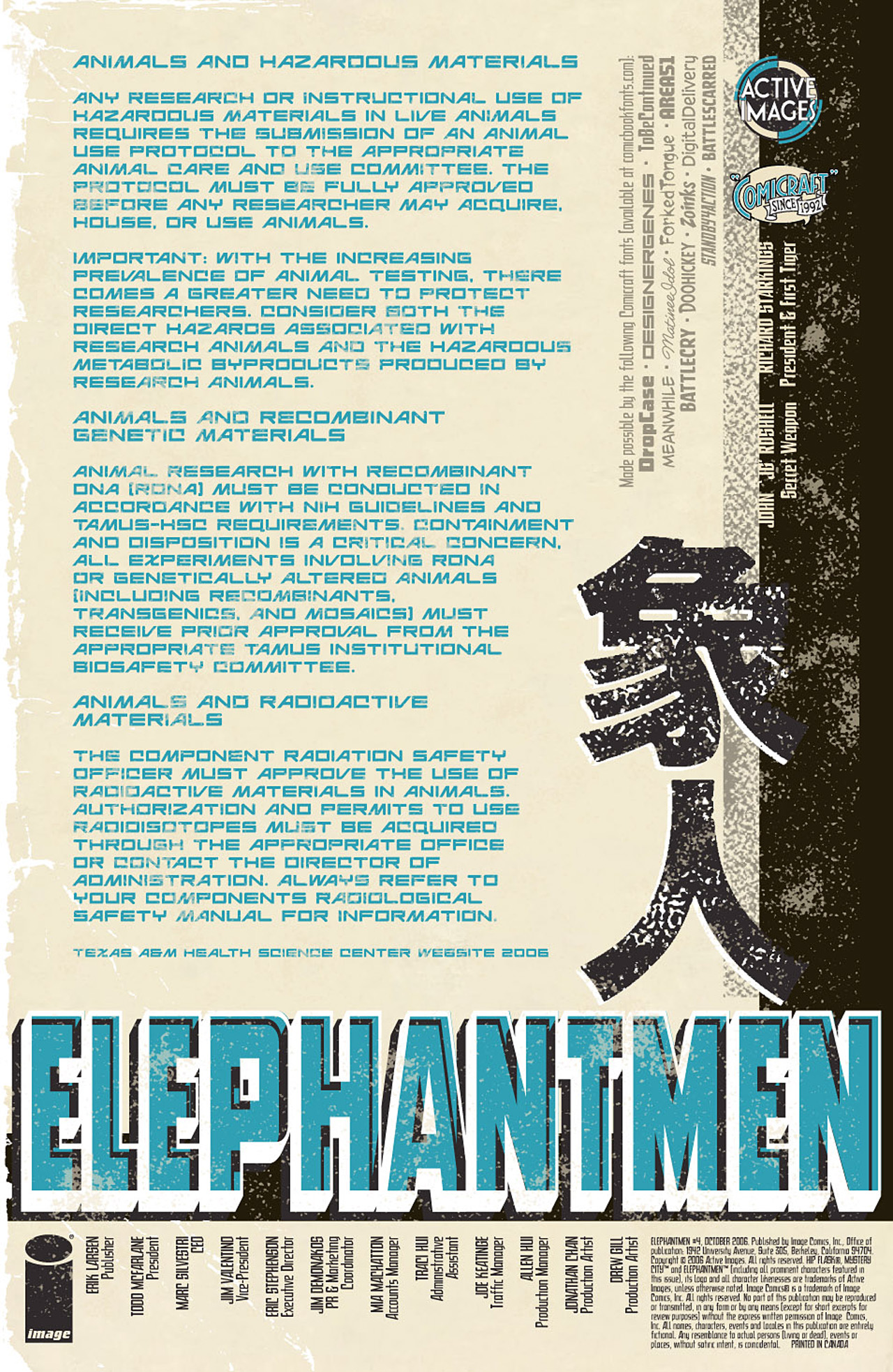 Read online Elephantmen comic -  Issue #4 - 3