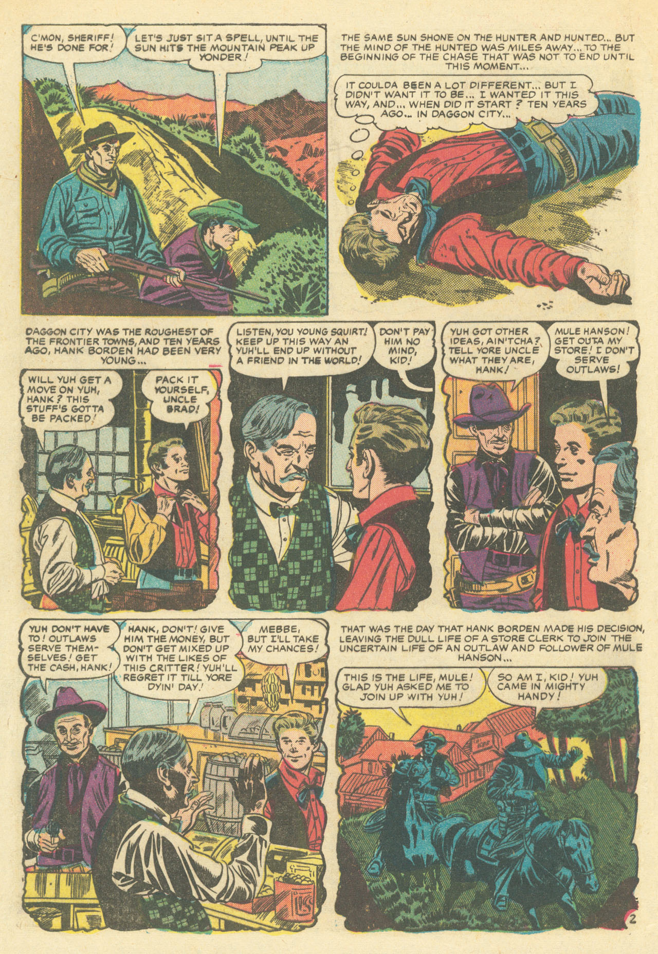 Read online Six-Gun Western comic -  Issue #2 - 4