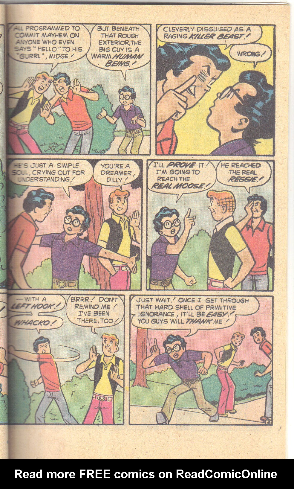 Read online Reggie and Me (1966) comic -  Issue #116 - 21