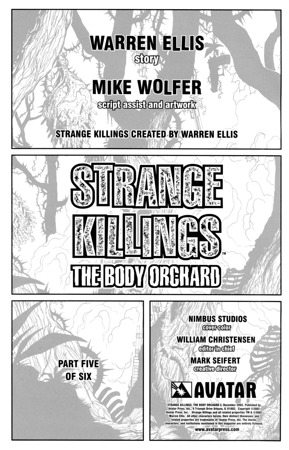 Read online Strange Killings: The Body Orchard comic -  Issue #5 - 2