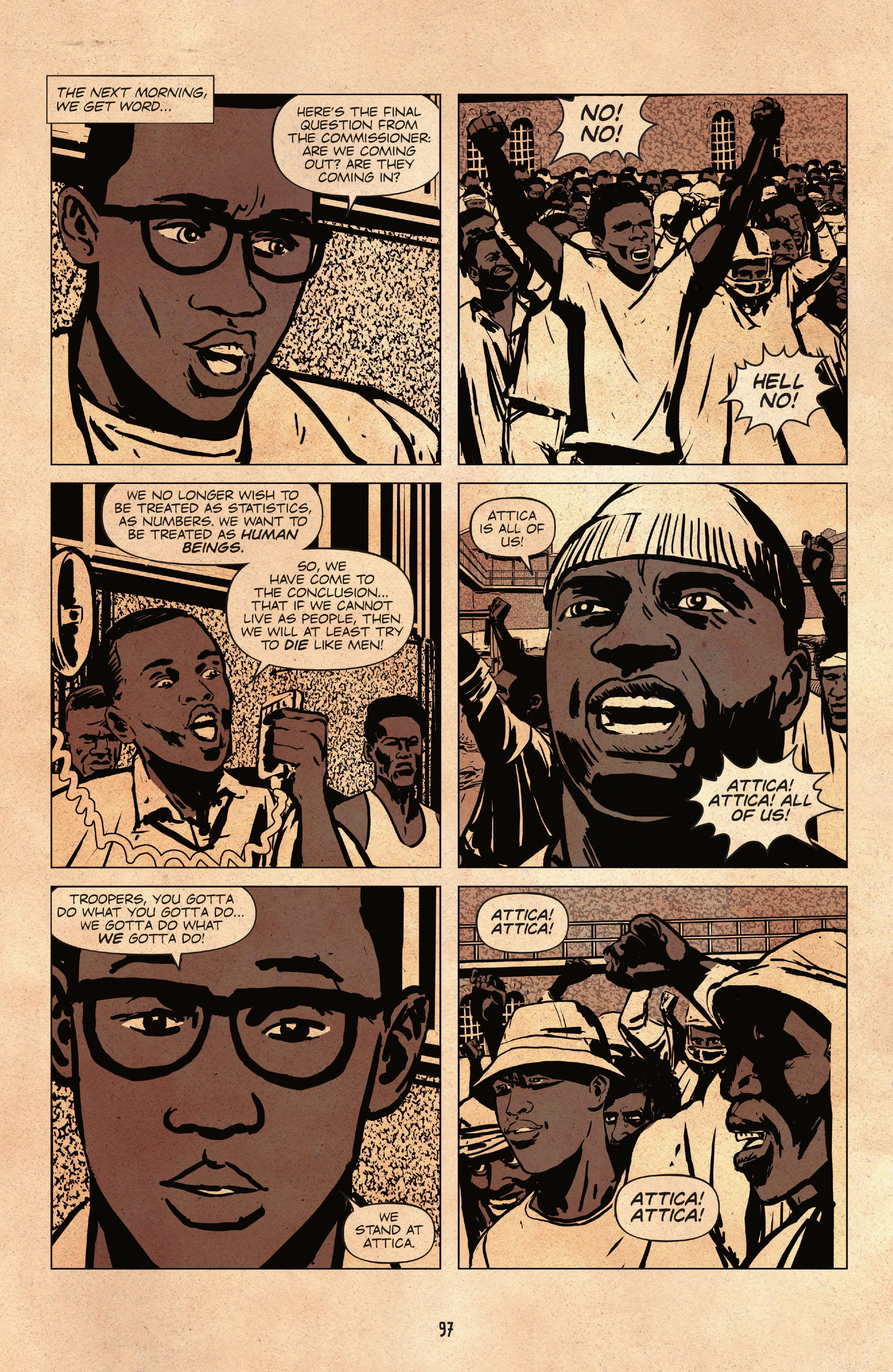 Read online Big Black: Stand At Attica comic -  Issue # TPB (Part 1) - 96