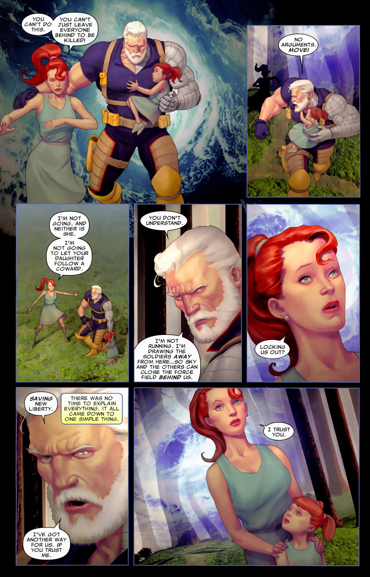 Read online Cable (2008) comic -  Issue #9 - 22