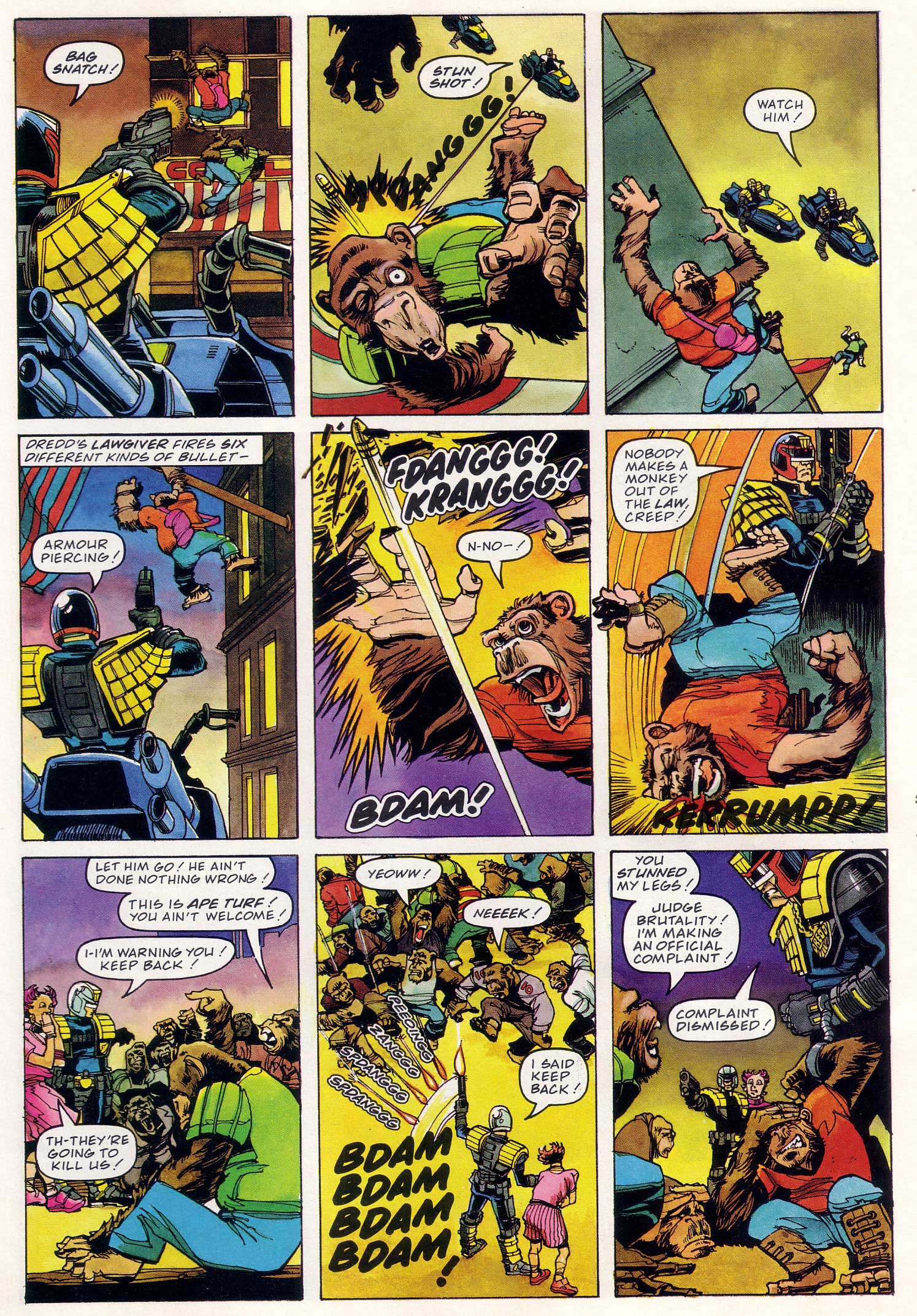 Read online Judge Dredd Lawman of the Future comic -  Issue #2 - 9