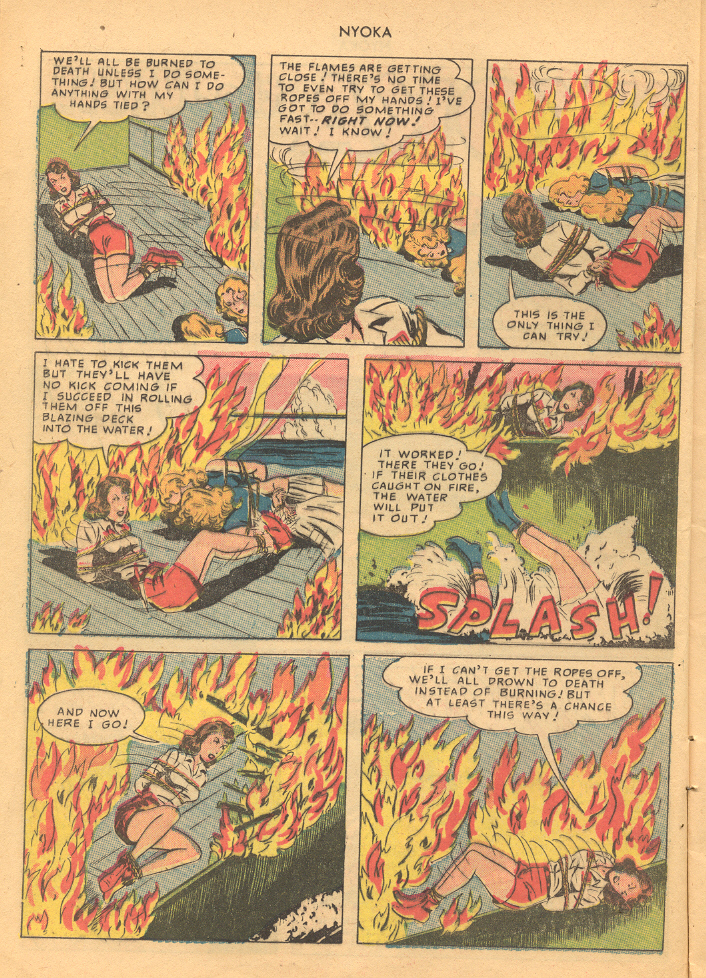 Read online Nyoka the Jungle Girl (1945) comic -  Issue #42 - 12