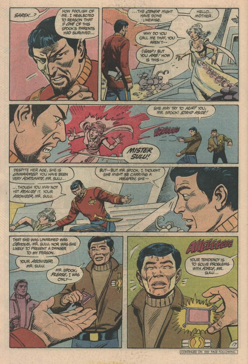 Read online Star Trek (1984) comic -  Issue #11 - 18
