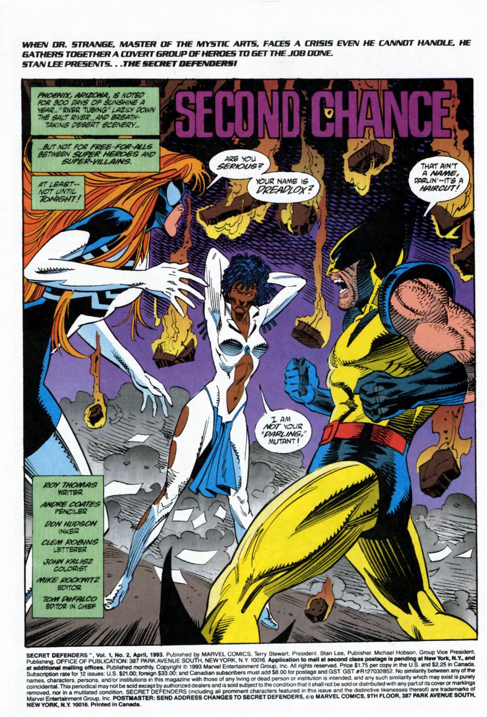 Read online Secret Defenders comic -  Issue #2 - 2