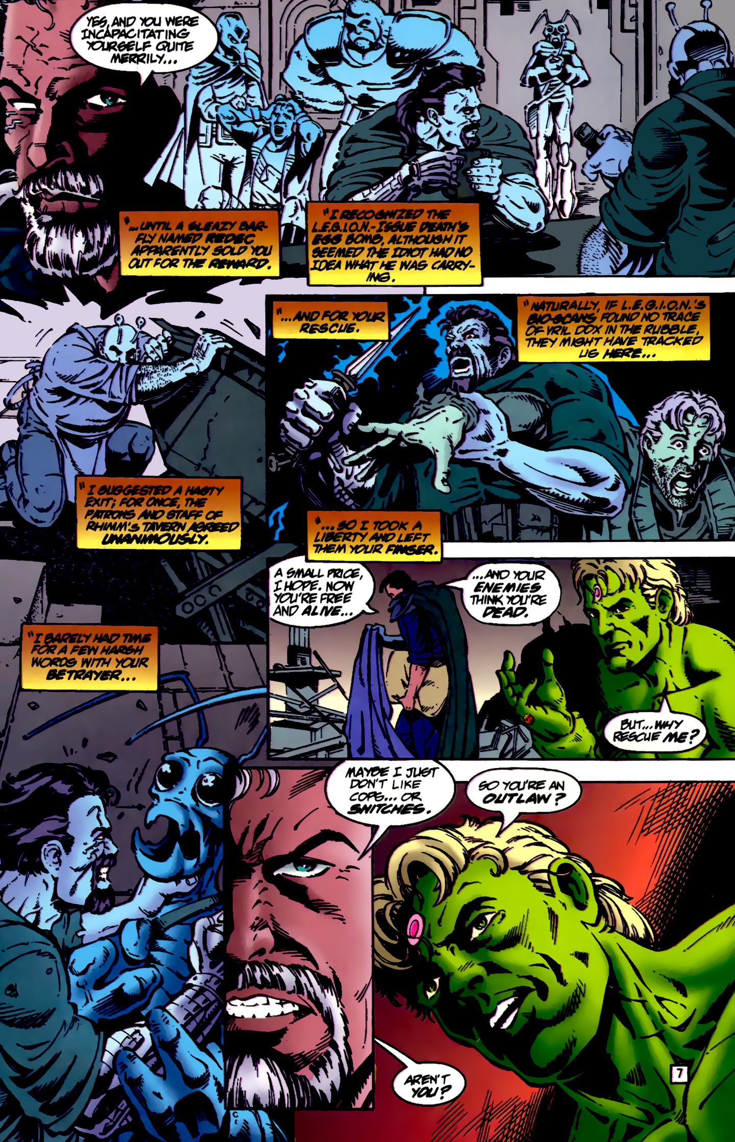 Read online R.E.B.E.L.S. '94 comic -  Issue #7 - 8