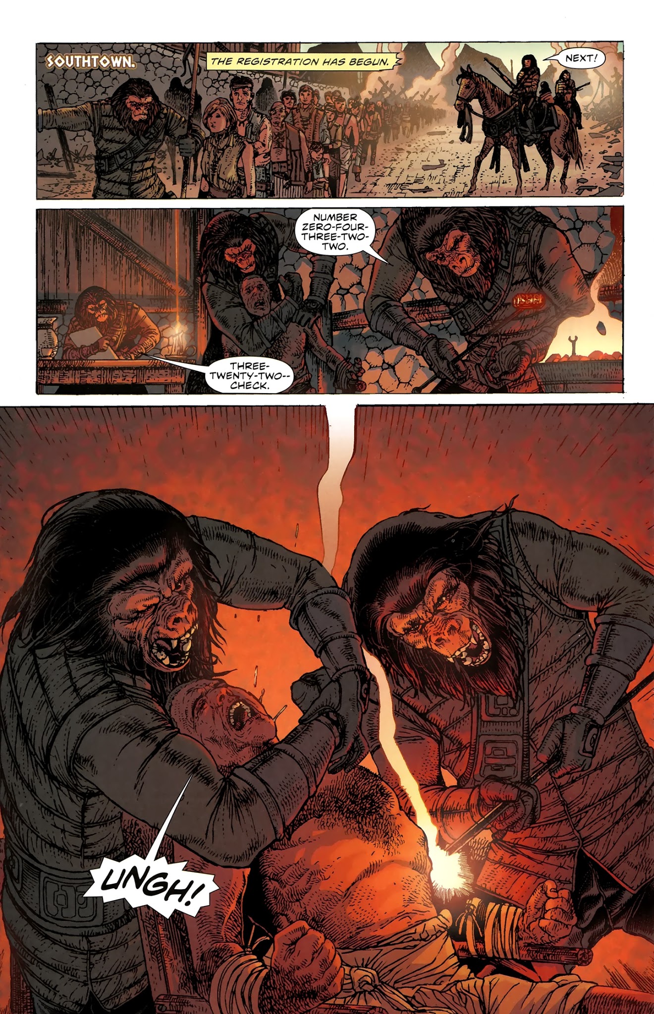 Read online Planet of the Apes (2011) comic -  Issue #9 - 10