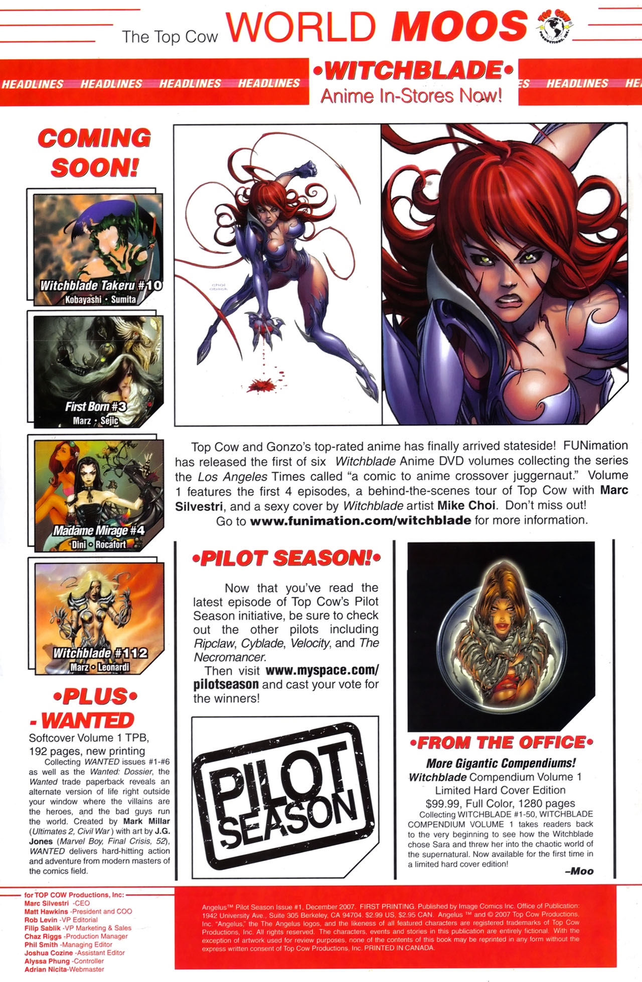 Read online Pilot Season 2007 comic -  Issue # Issue Angelus - 25