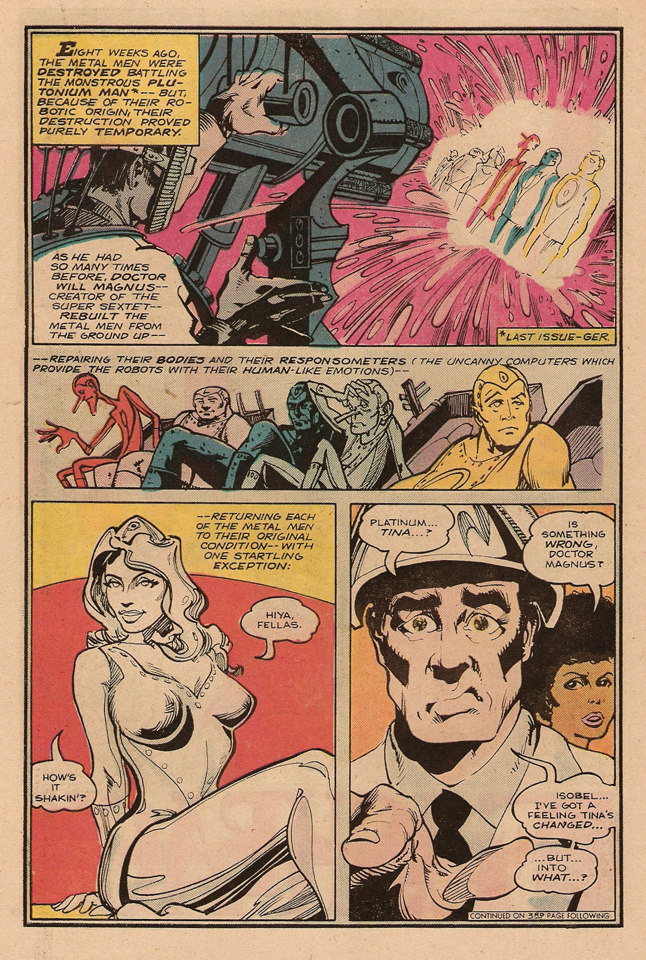 Read online Metal Men (1963) comic -  Issue #46 - 6