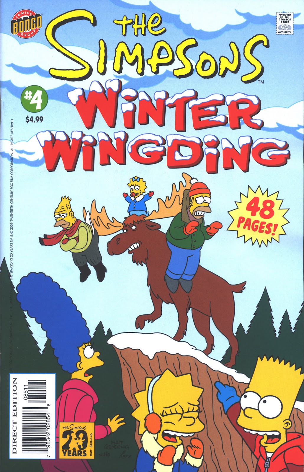 The Simpsons Winter Wingding issue 4 - Page 1