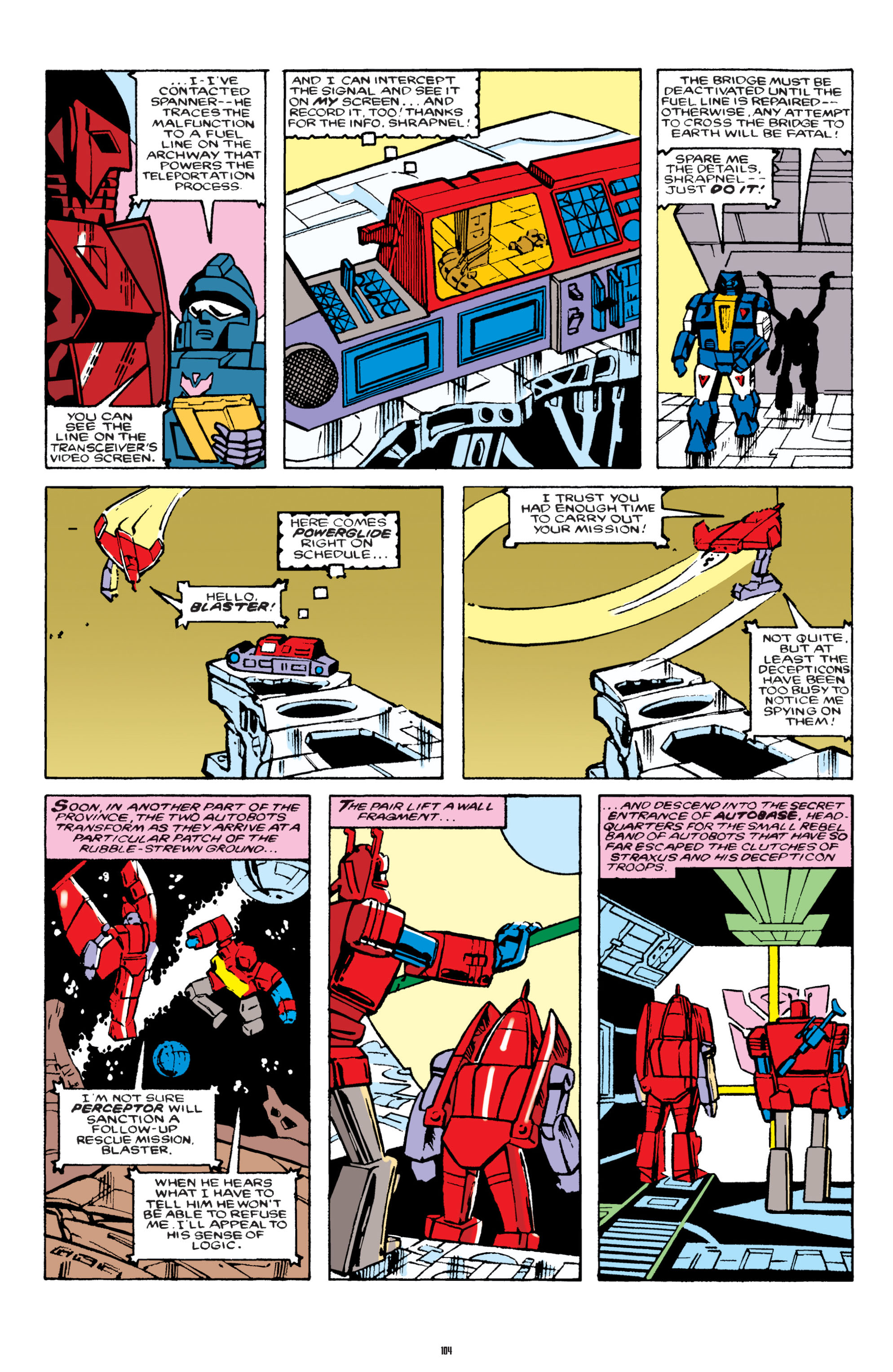 Read online The Transformers Classics comic -  Issue # TPB 2 - 105