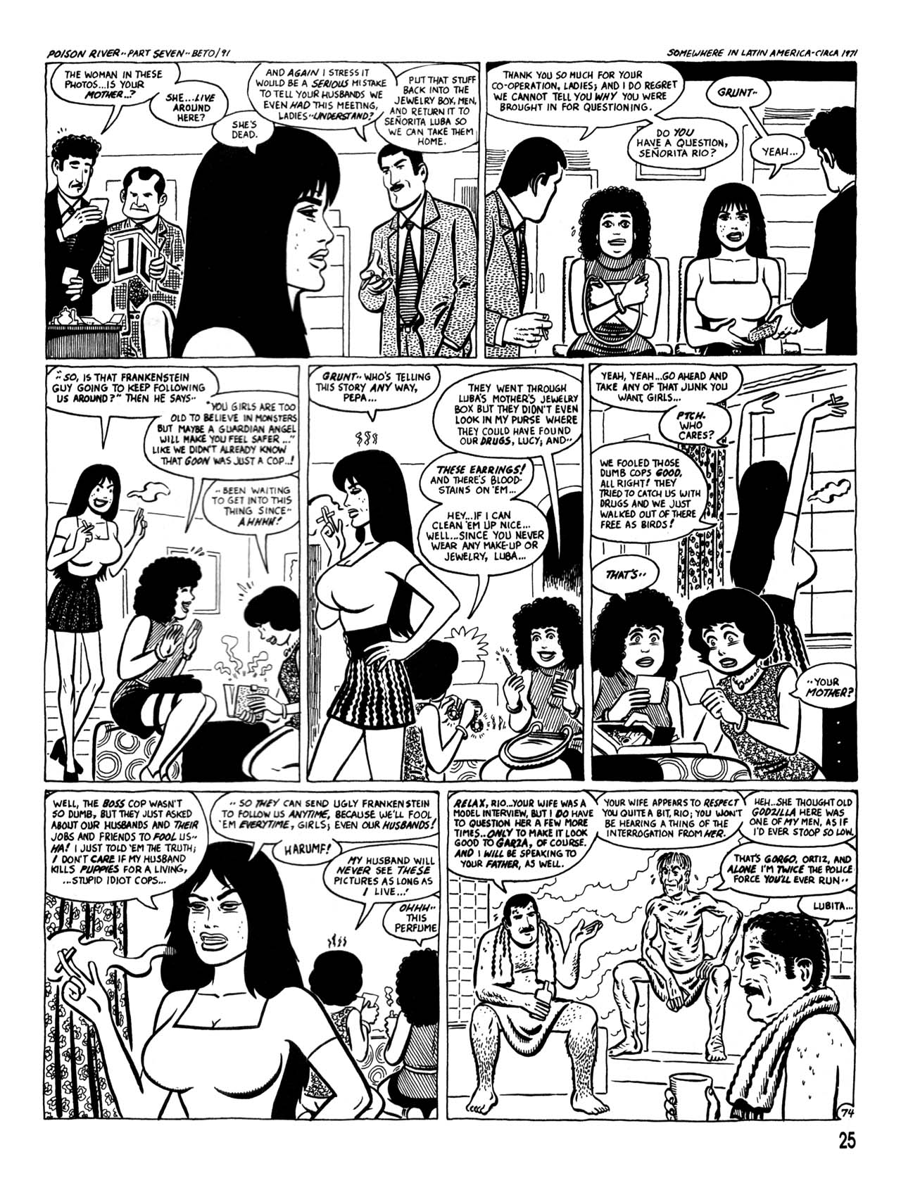 Read online Love and Rockets (1982) comic -  Issue #35 - 27