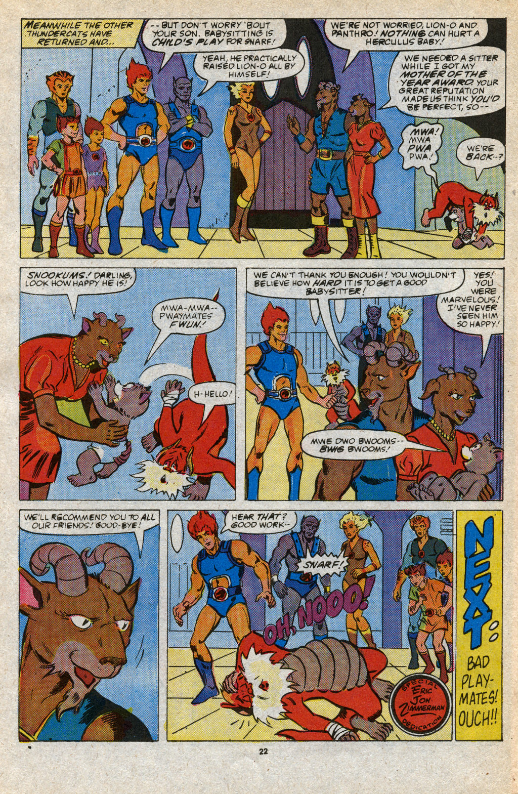 Read online ThunderCats (1985) comic -  Issue #21 - 33