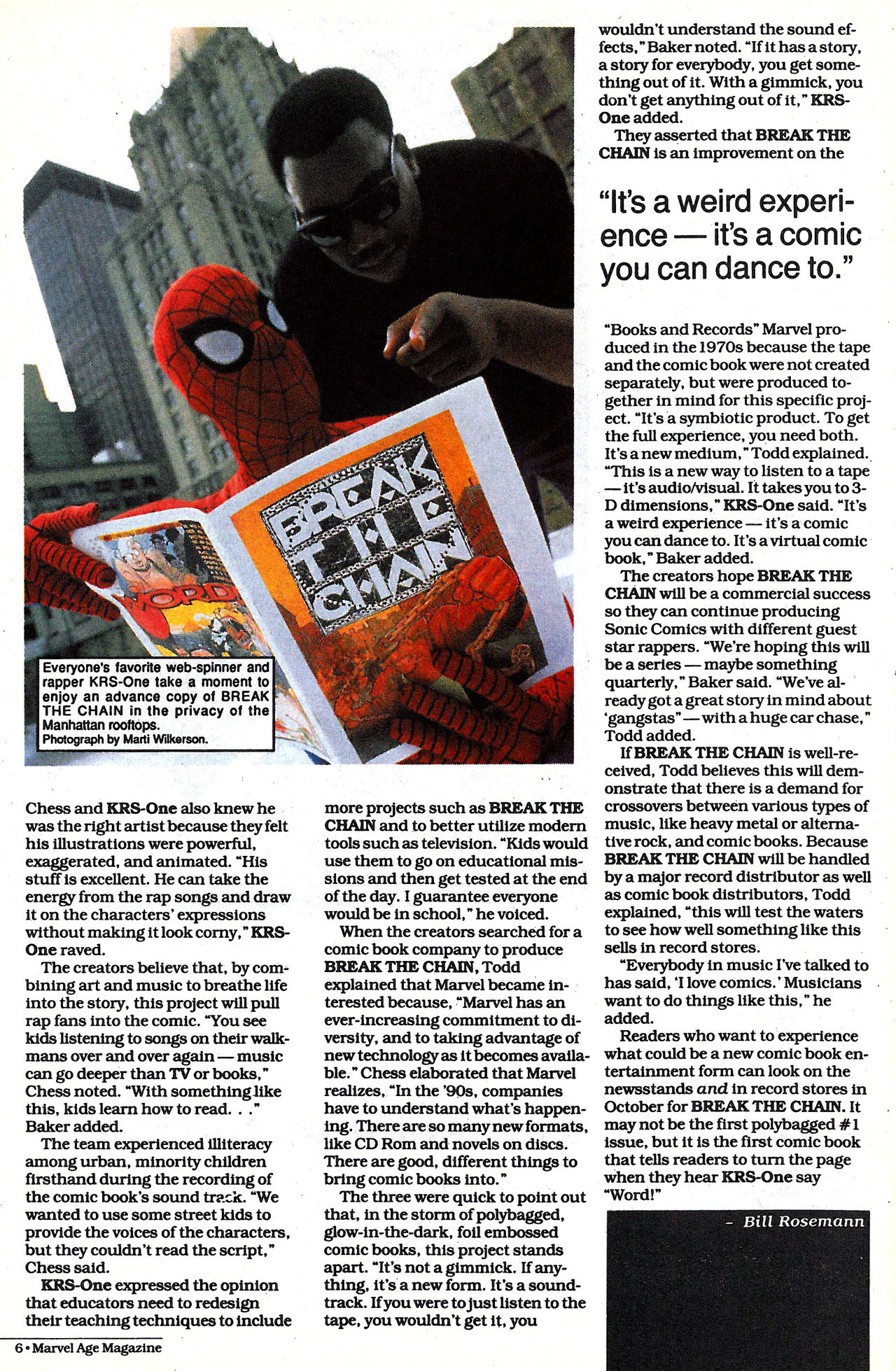 Read online Marvel Age comic -  Issue #130 - 8