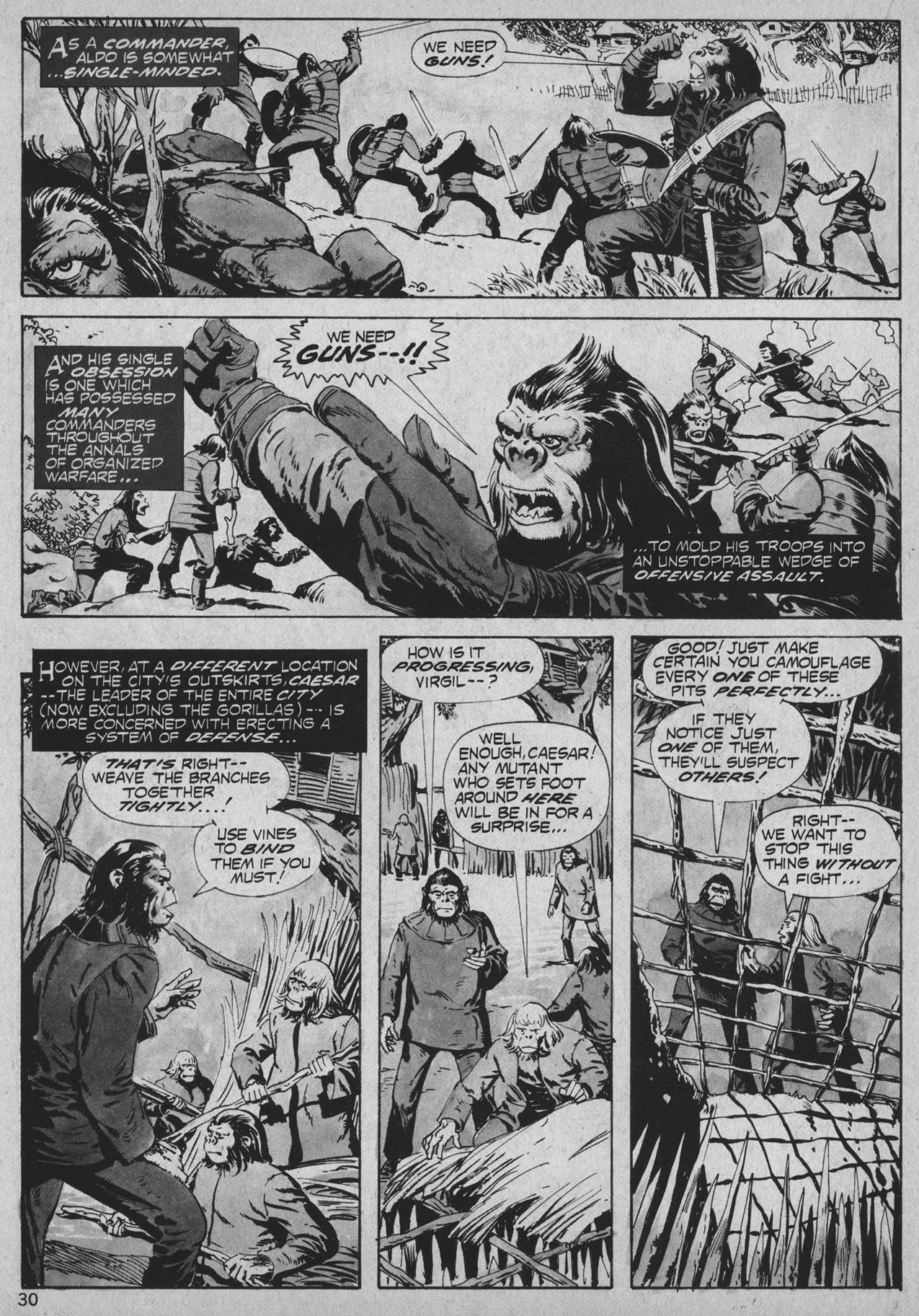 Read online Planet of the Apes comic -  Issue #25 - 29
