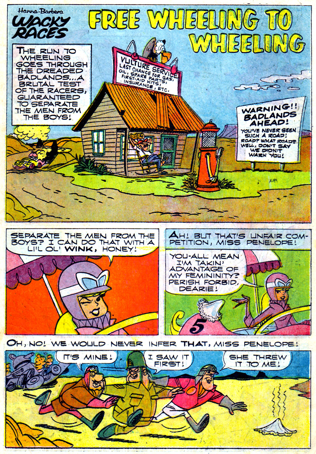 Read online Hanna-Barbera Wacky Races comic -  Issue #3 - 12
