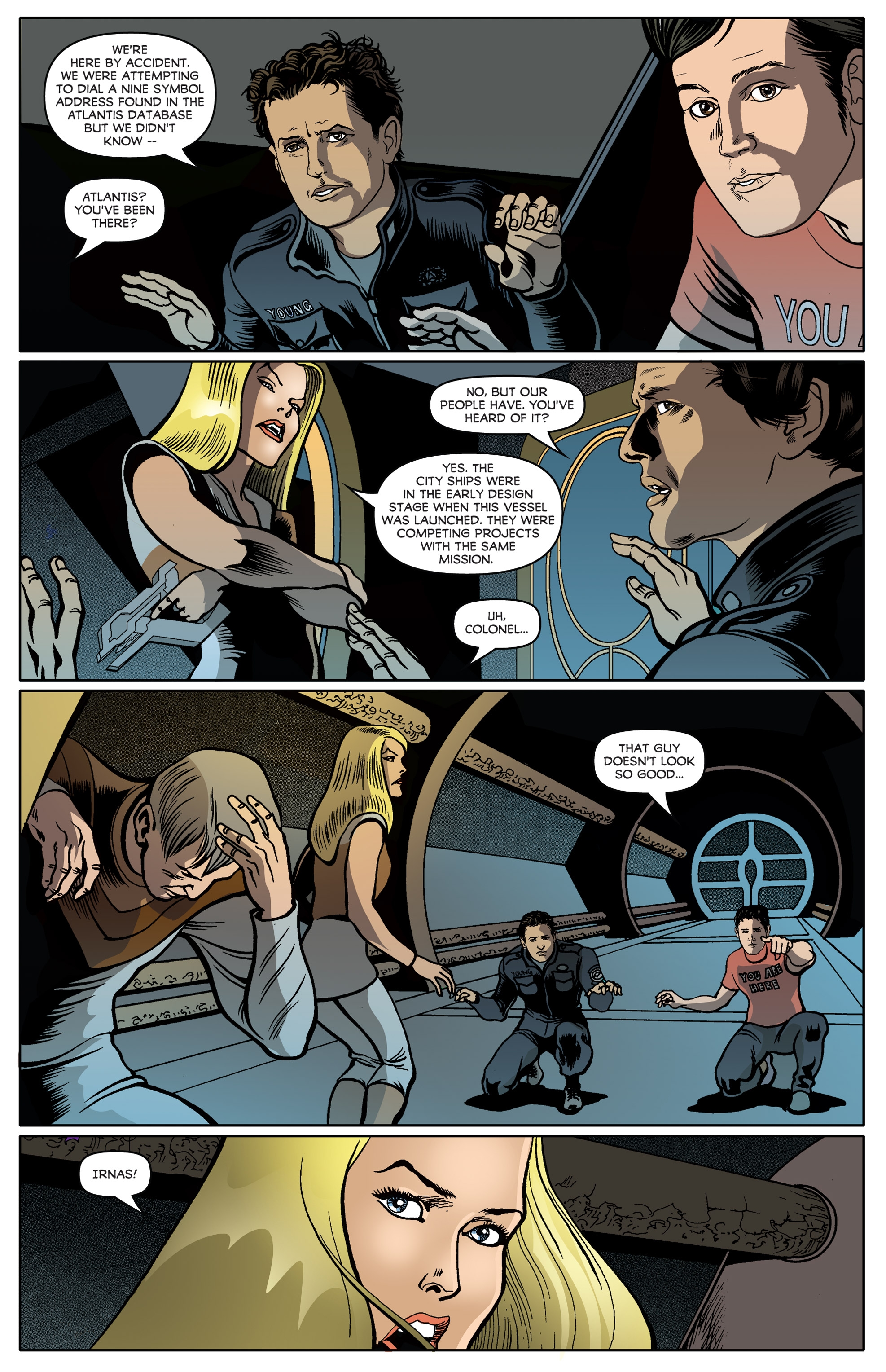 Read online Stargate Universe comic -  Issue #2 - 4