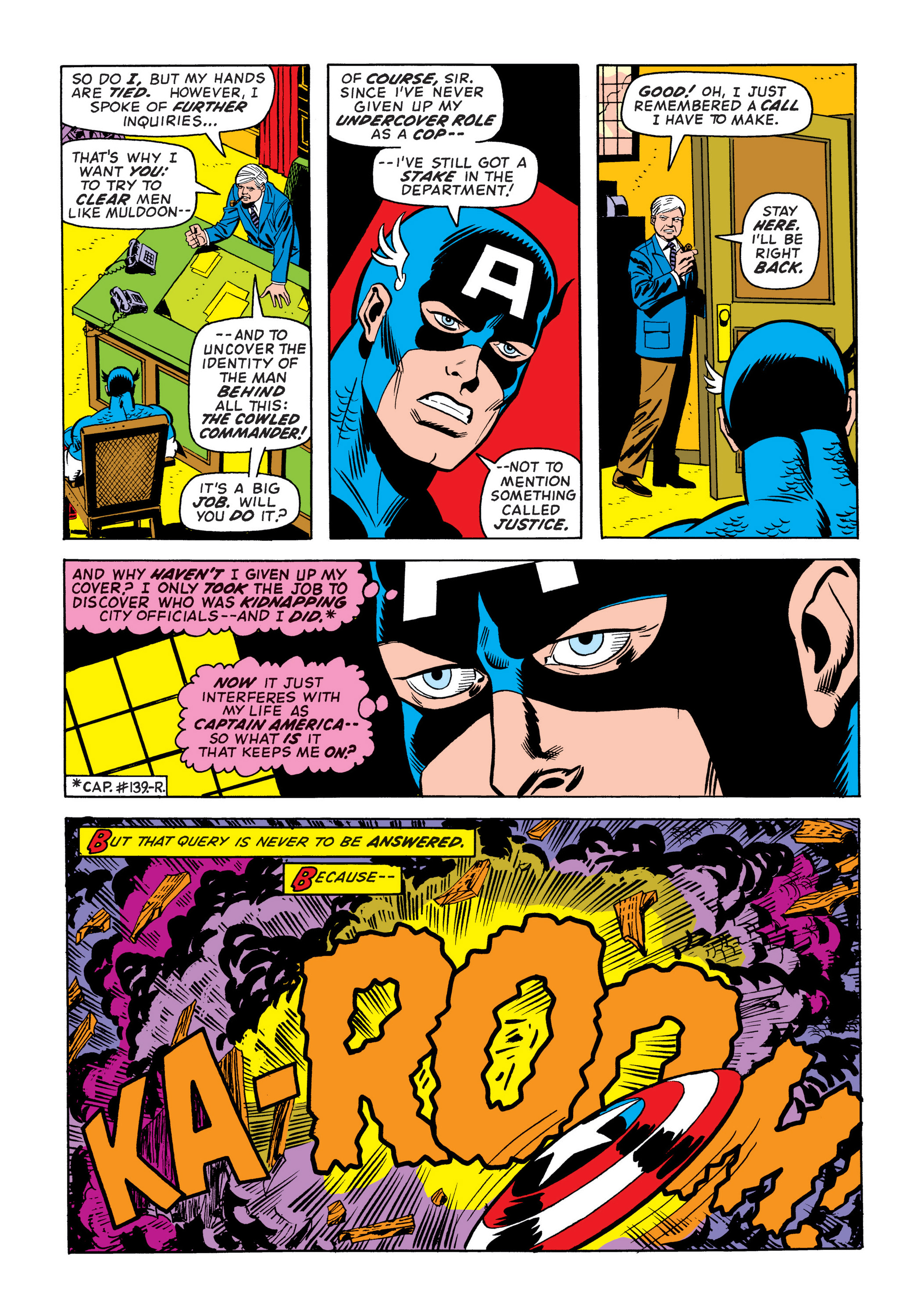 Read online Marvel Masterworks: Captain America comic -  Issue # TPB 7 (Part 2) - 84