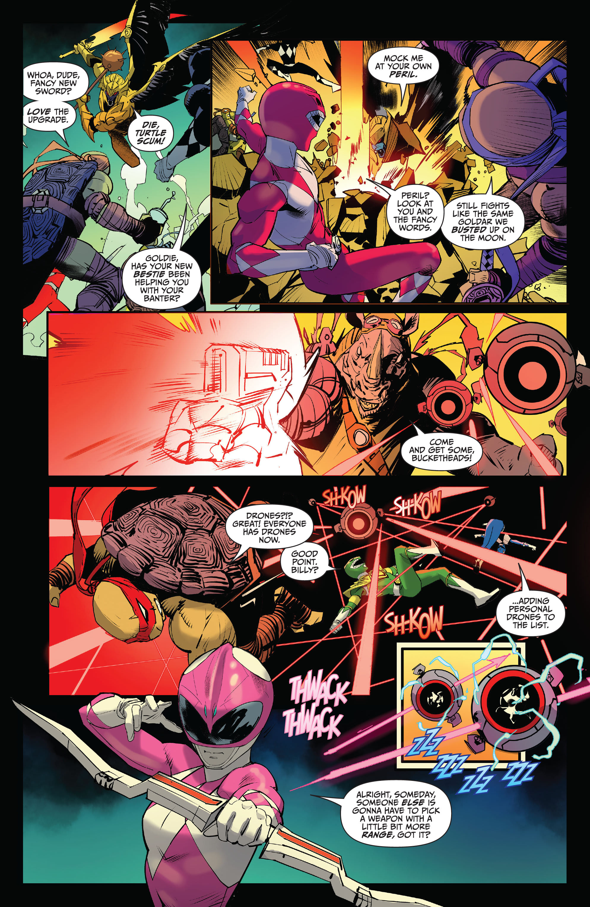 Read online Mighty Morphin Power Rangers/ Teenage Mutant Ninja Turtles II comic -  Issue #1 - 16