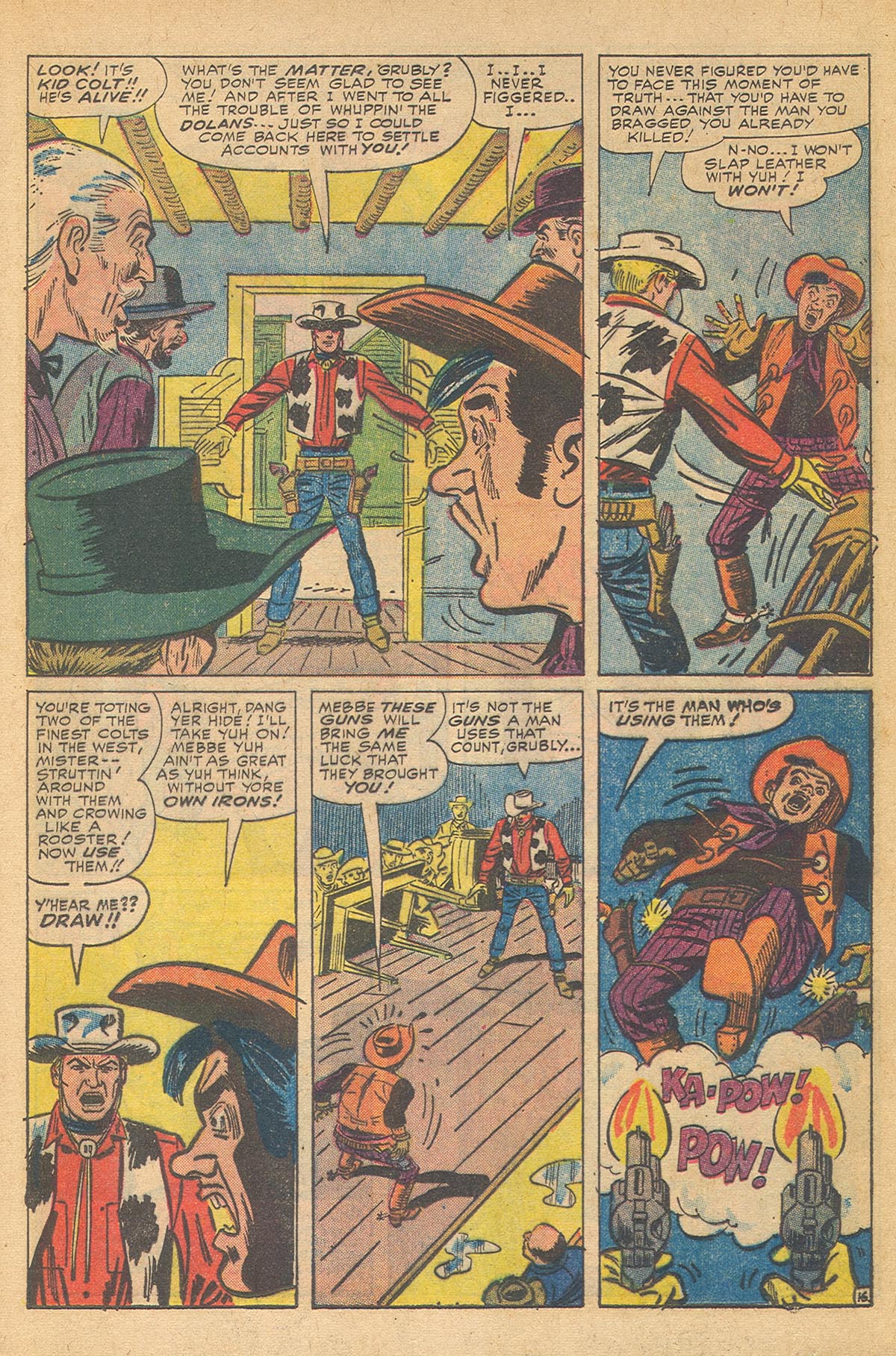 Read online Kid Colt Outlaw comic -  Issue #128 - 21